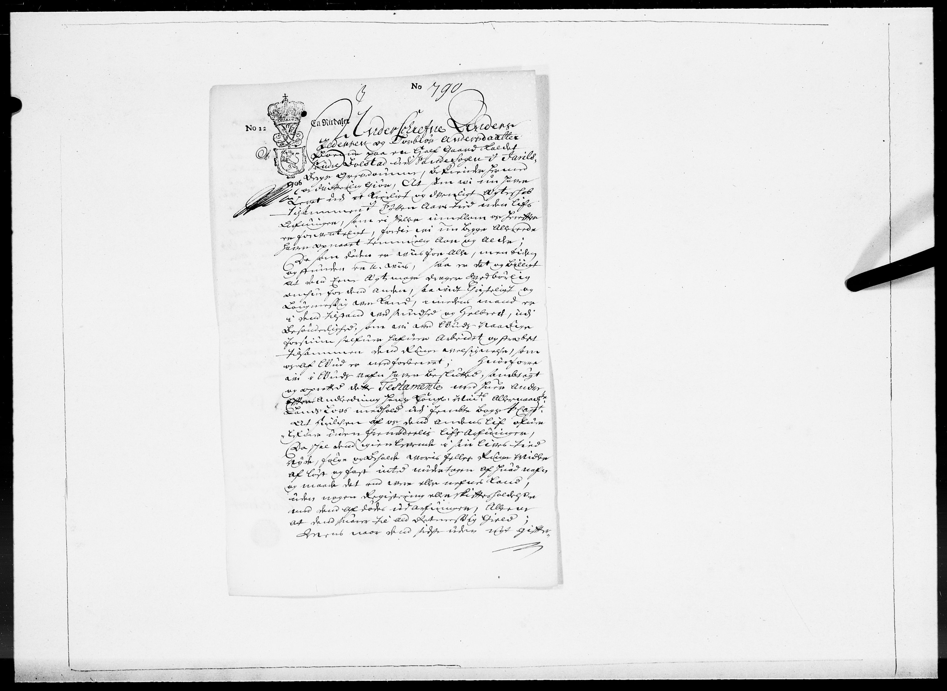Danske Kanselli 1572-1799, RA/EA-3023/F/Fc/Fcc/Fcca/L0060: Norske innlegg 1572-1799, Mgl. nov.-des., 1706, p. 91
