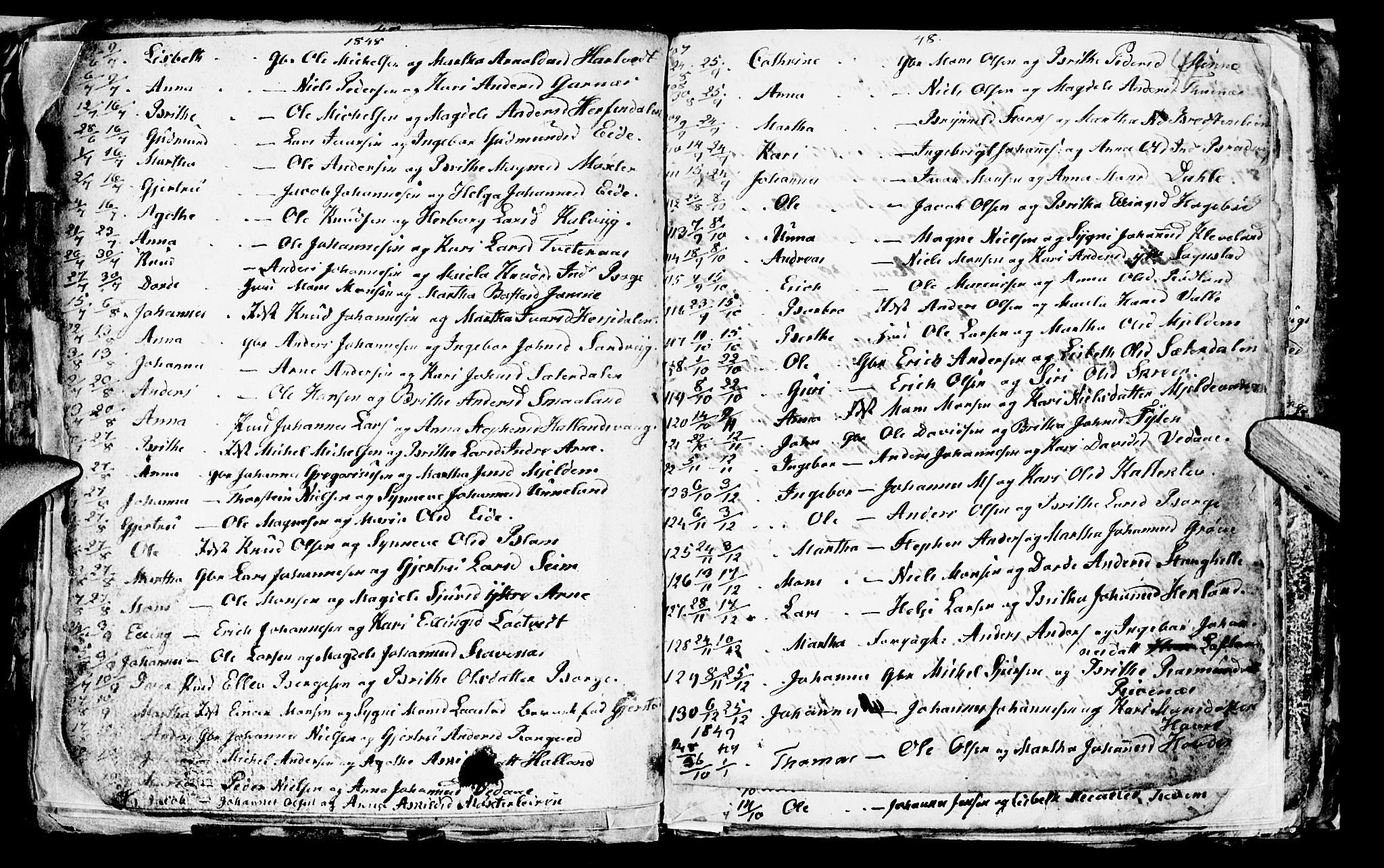 Haus sokneprestembete, SAB/A-75601/H/Hab: Parish register (copy) no. A 1, 1830-1855, p. 41