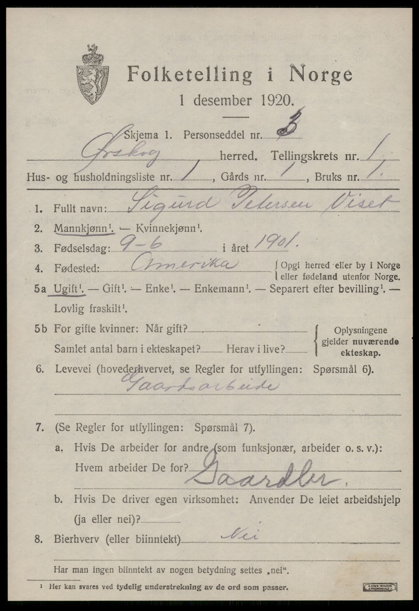 SAT, 1920 census for Ørskog, 1920, p. 730