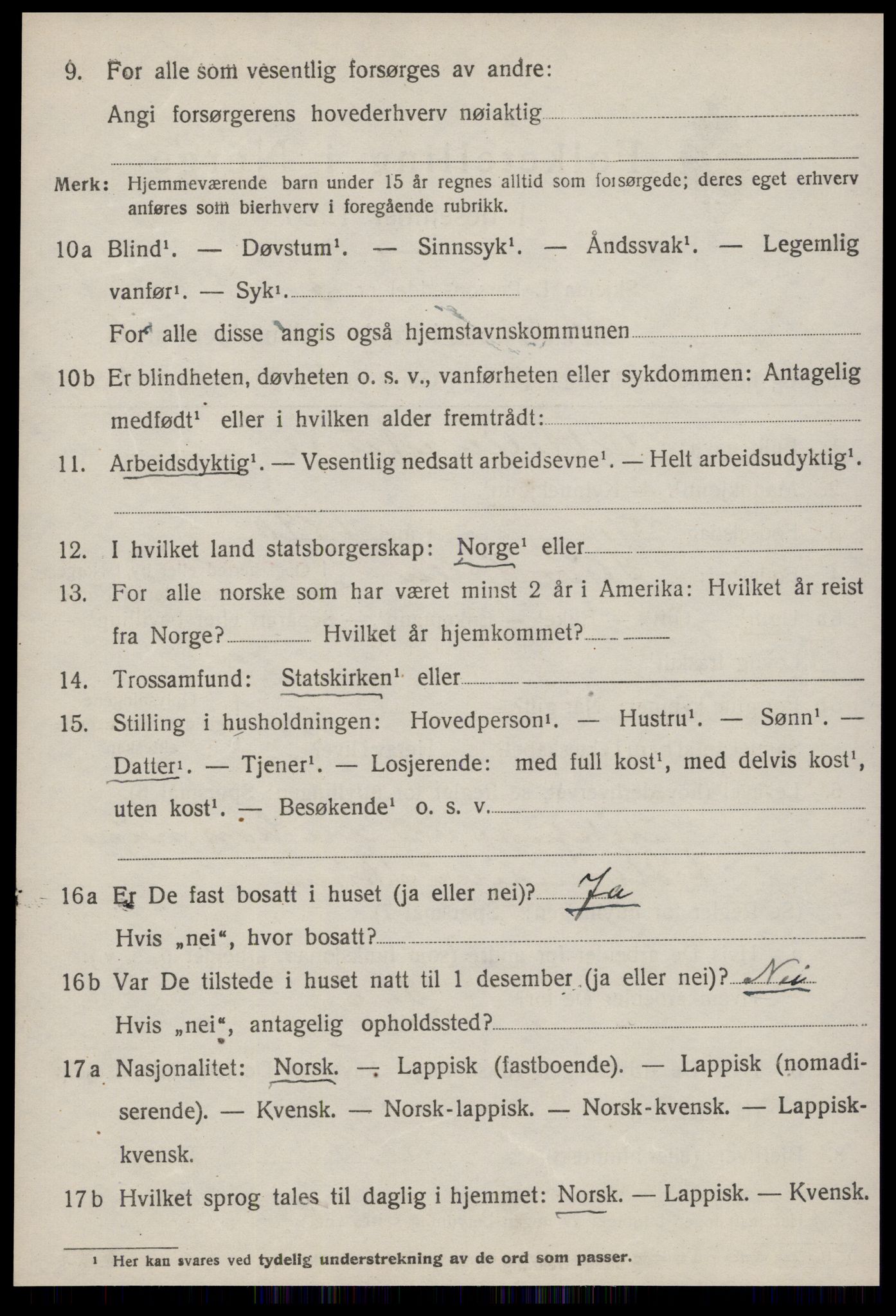 SAT, 1920 census for Strinda, 1920, p. 14471