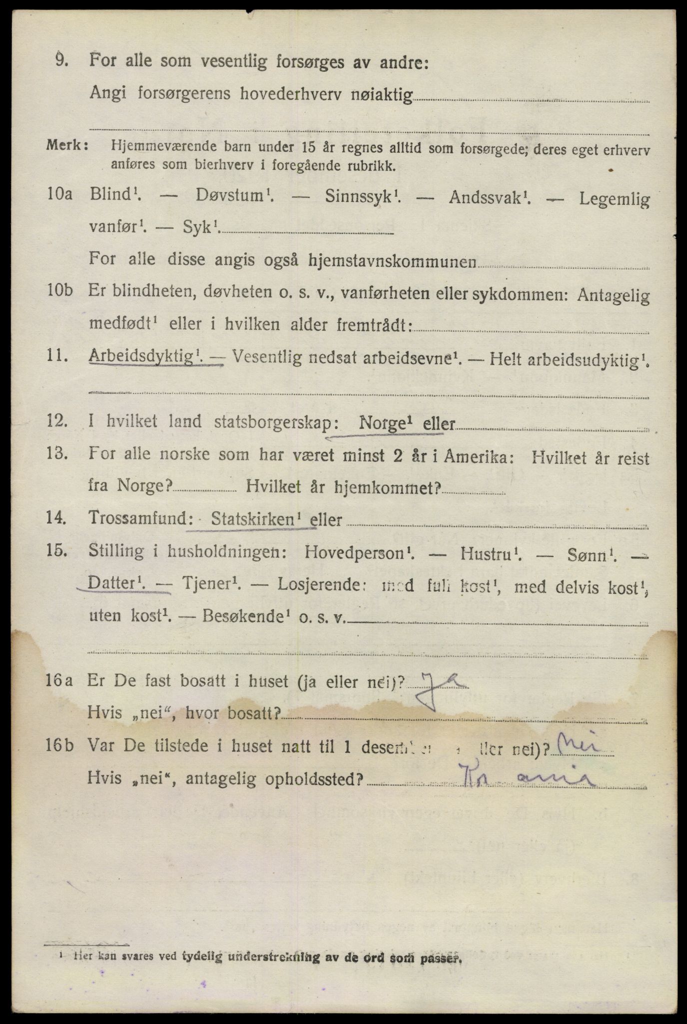 SAO, 1920 census for Bærum, 1920, p. 22985