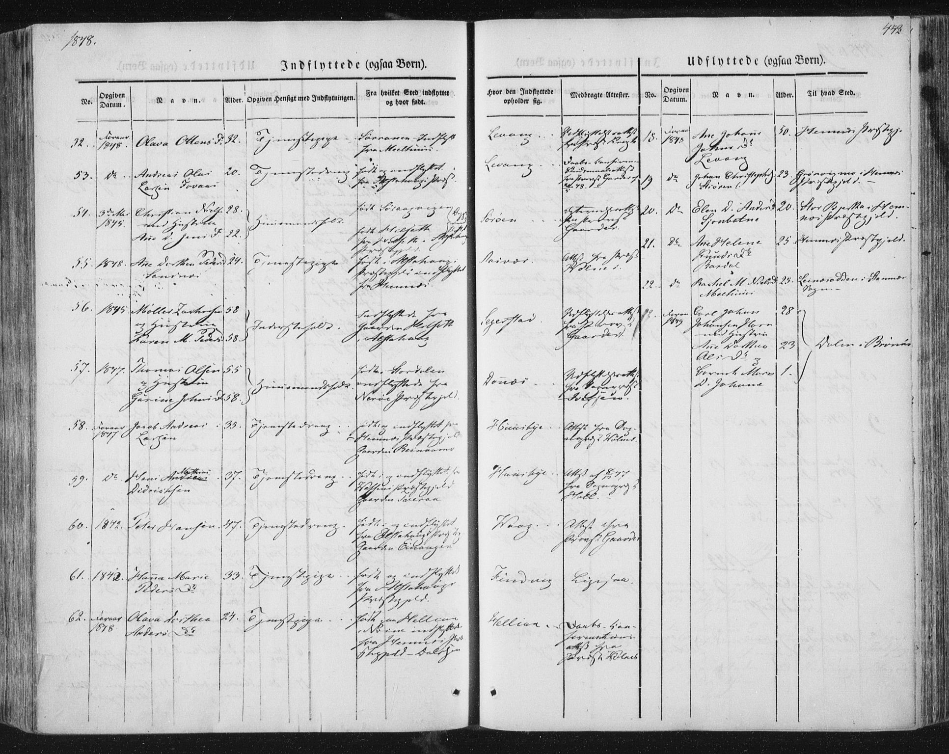 Ministerialprotokoller, klokkerbøker og fødselsregistre - Nordland, AV/SAT-A-1459/838/L0549: Parish register (official) no. 838A07, 1840-1854, p. 442