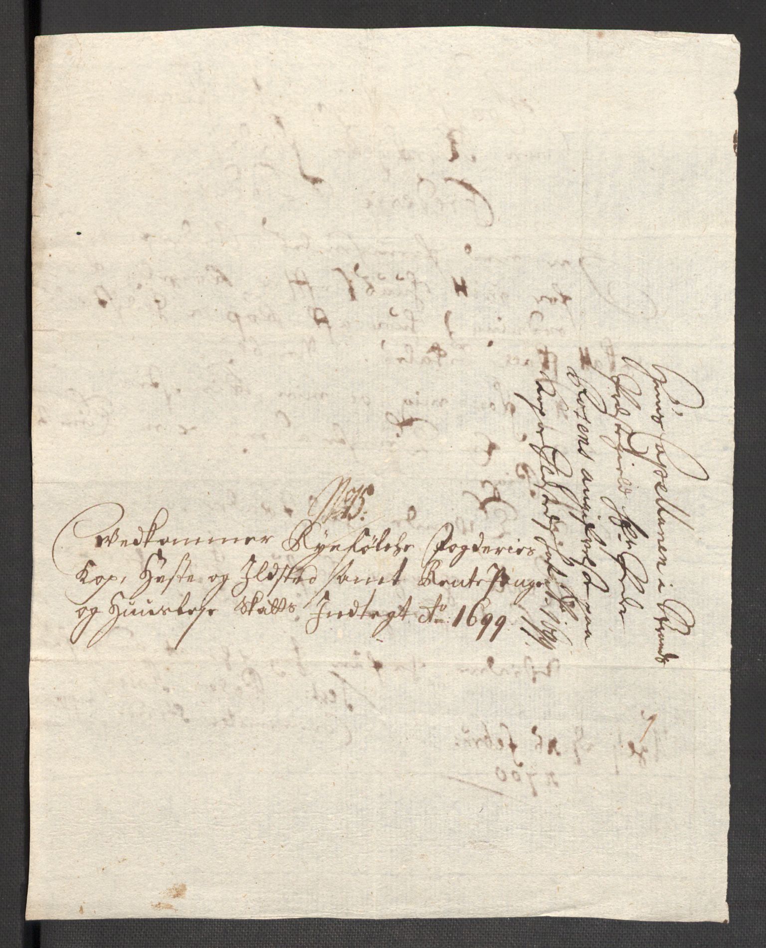 Rentekammeret inntil 1814, Reviderte regnskaper, Fogderegnskap, RA/EA-4092/R47/L2858: Fogderegnskap Ryfylke, 1697-1700, p. 405