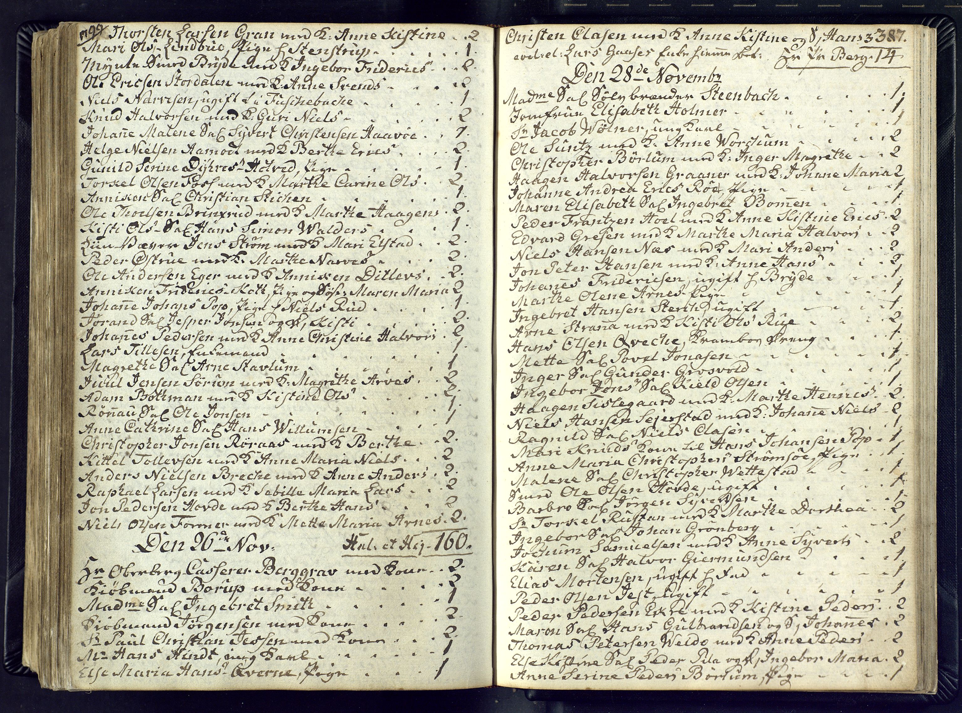 Kongsberg kirkebøker, SAKO/A-22/M/Ma/L0012: Communicants register no. 12, 1794-1800, p. 387