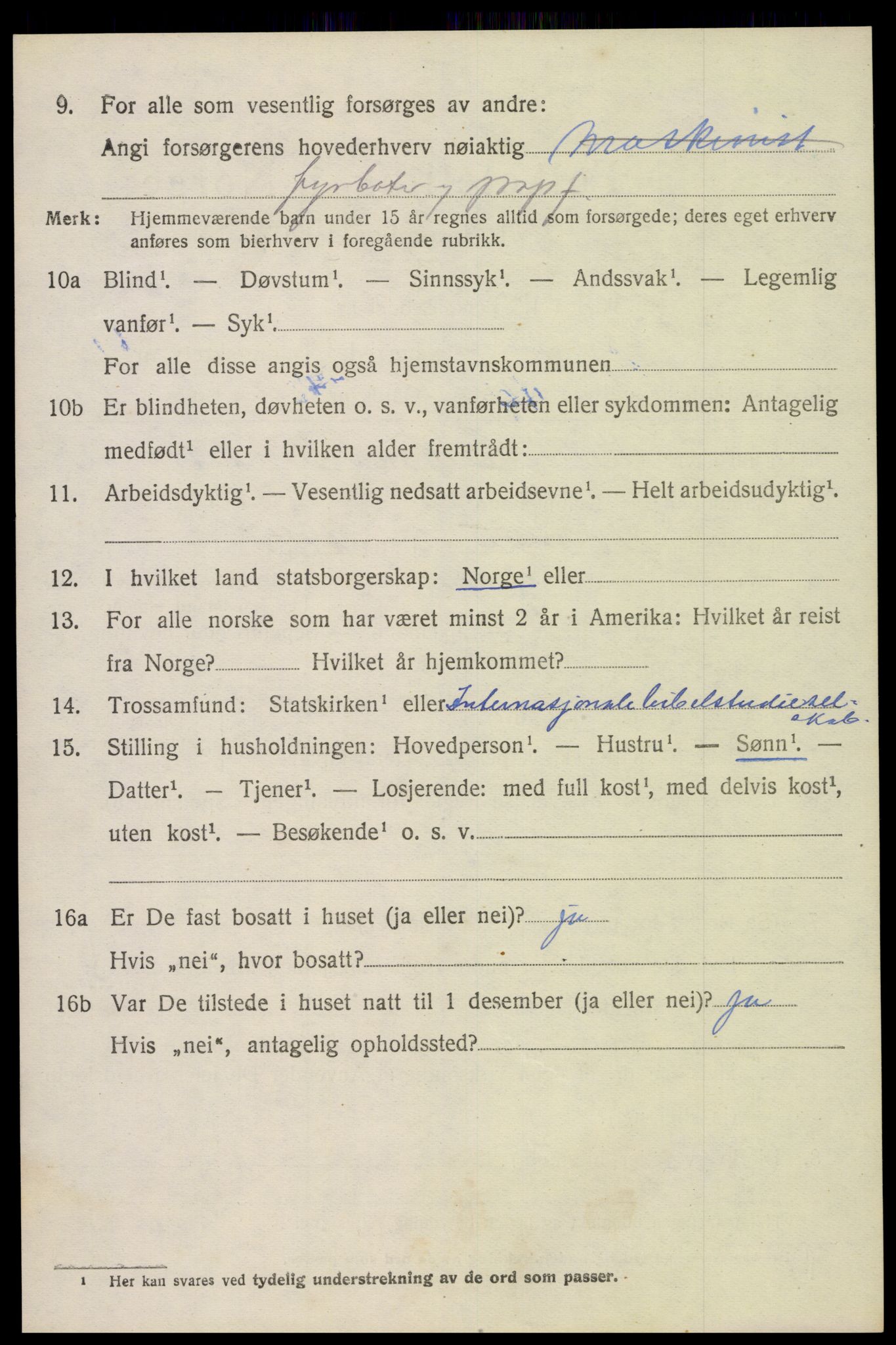 SAKO, 1920 census for Gjerpen, 1920, p. 17839