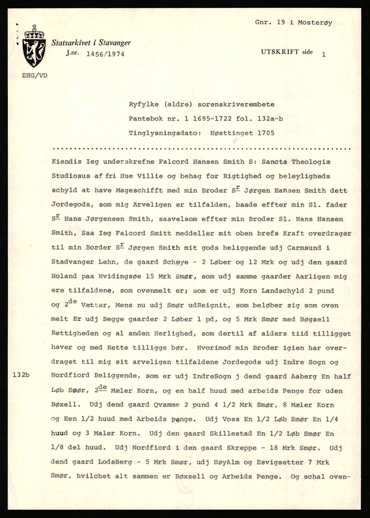 Statsarkivet i Stavanger, AV/SAST-A-101971/03/Y/Yj/L0042: Avskrifter sortert etter gårdsnavn: Høle - Håland vestre, 1750-1930, p. 643