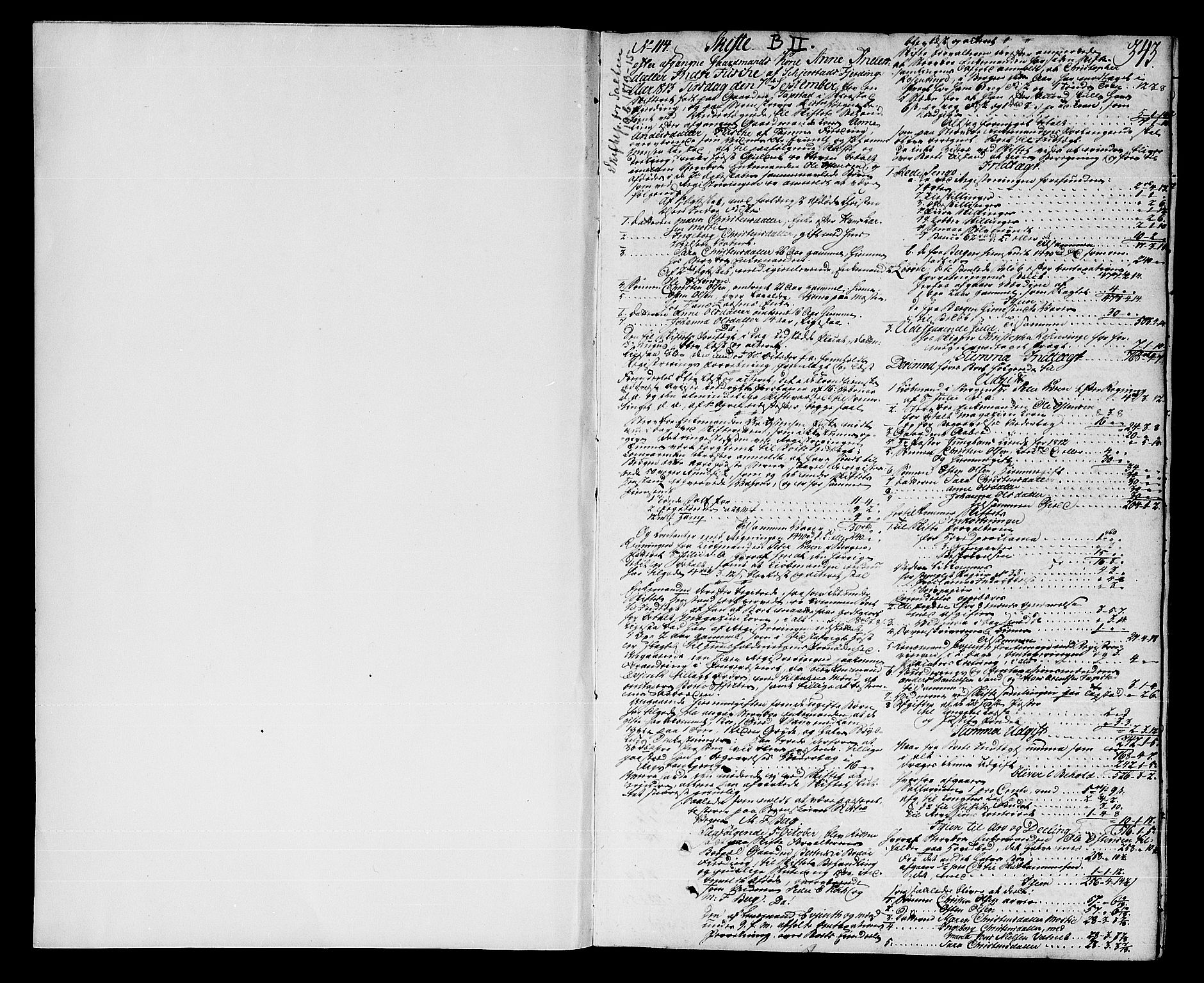 Salten sorenskriveri, AV/SAT-A-4578/1/3/3A/L0042: Skifteprotokoll 19b, 1813-1815, p. 342b-343a