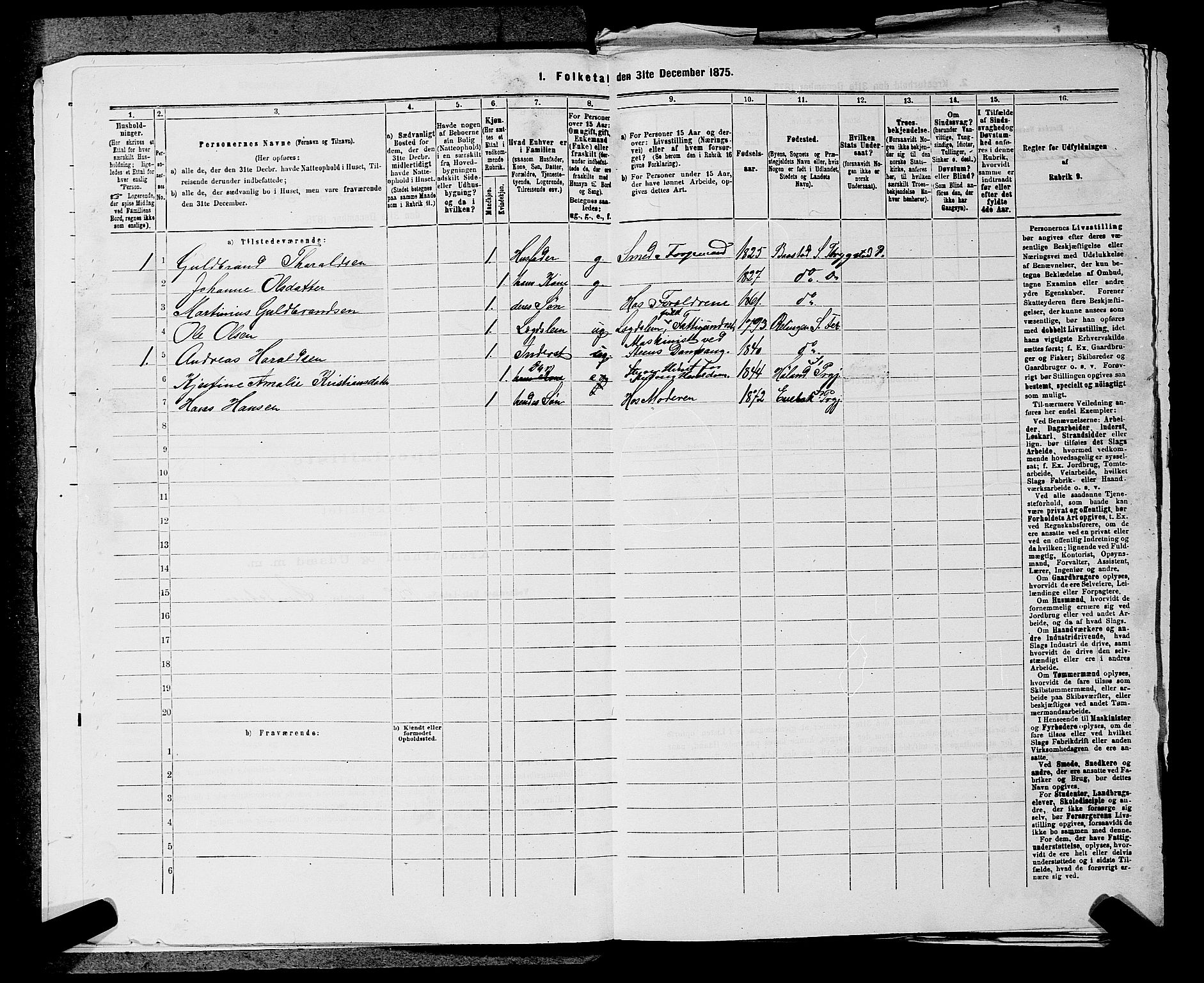 RA, 1875 census for 0227P Fet, 1875, p. 1456