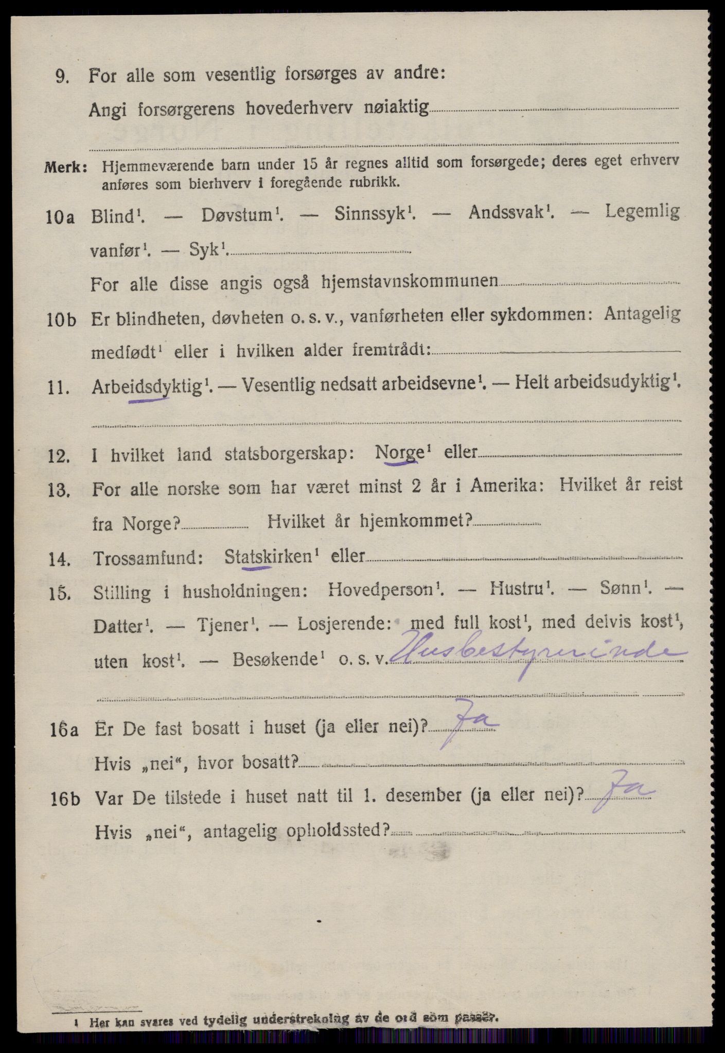 SAT, 1920 census for Giske, 1920, p. 1629