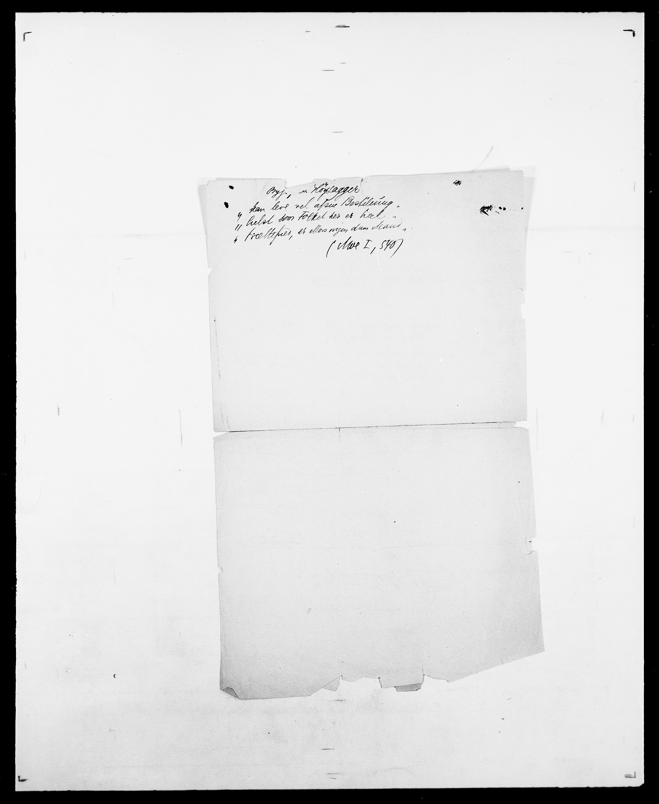 Delgobe, Charles Antoine - samling, AV/SAO-PAO-0038/D/Da/L0019: van der Hude - Joys, p. 467