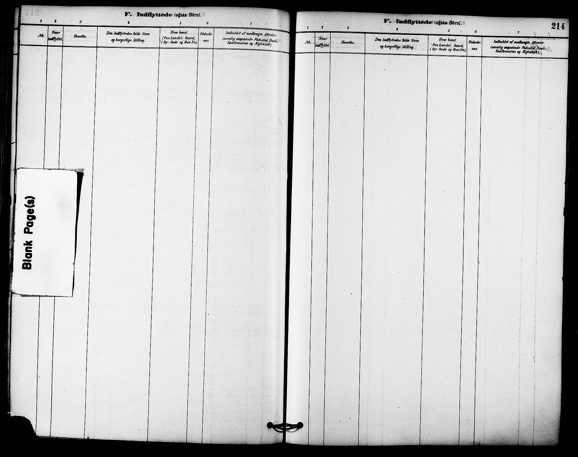 Ministerialprotokoller, klokkerbøker og fødselsregistre - Sør-Trøndelag, SAT/A-1456/612/L0378: Parish register (official) no. 612A10, 1878-1897, p. 214