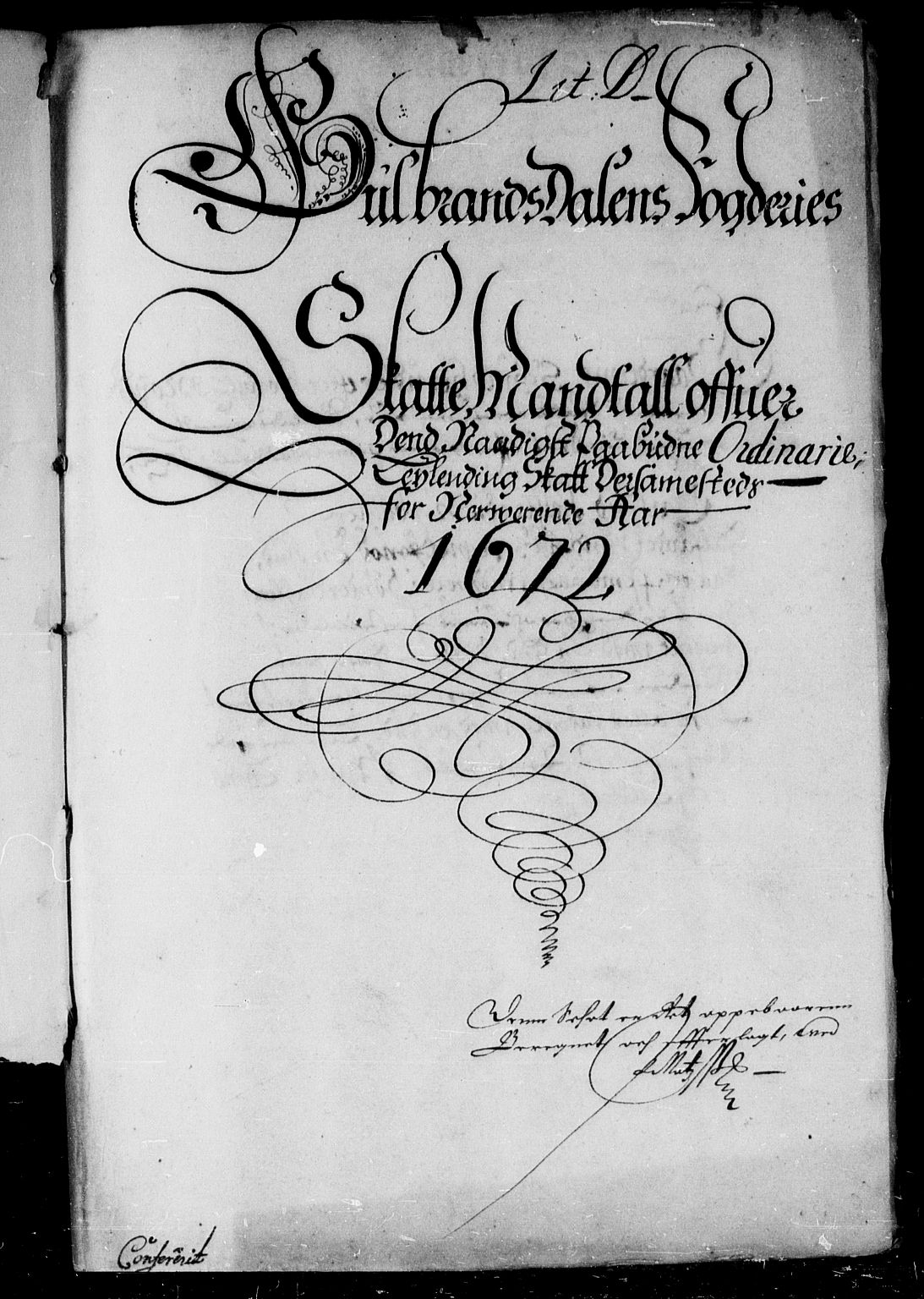 Rentekammeret inntil 1814, Reviderte regnskaper, Stiftamtstueregnskaper, Landkommissariatet på Akershus og Akershus stiftamt, AV/RA-EA-5869/R/Rb/L0083: Akershus stiftamt, 1672