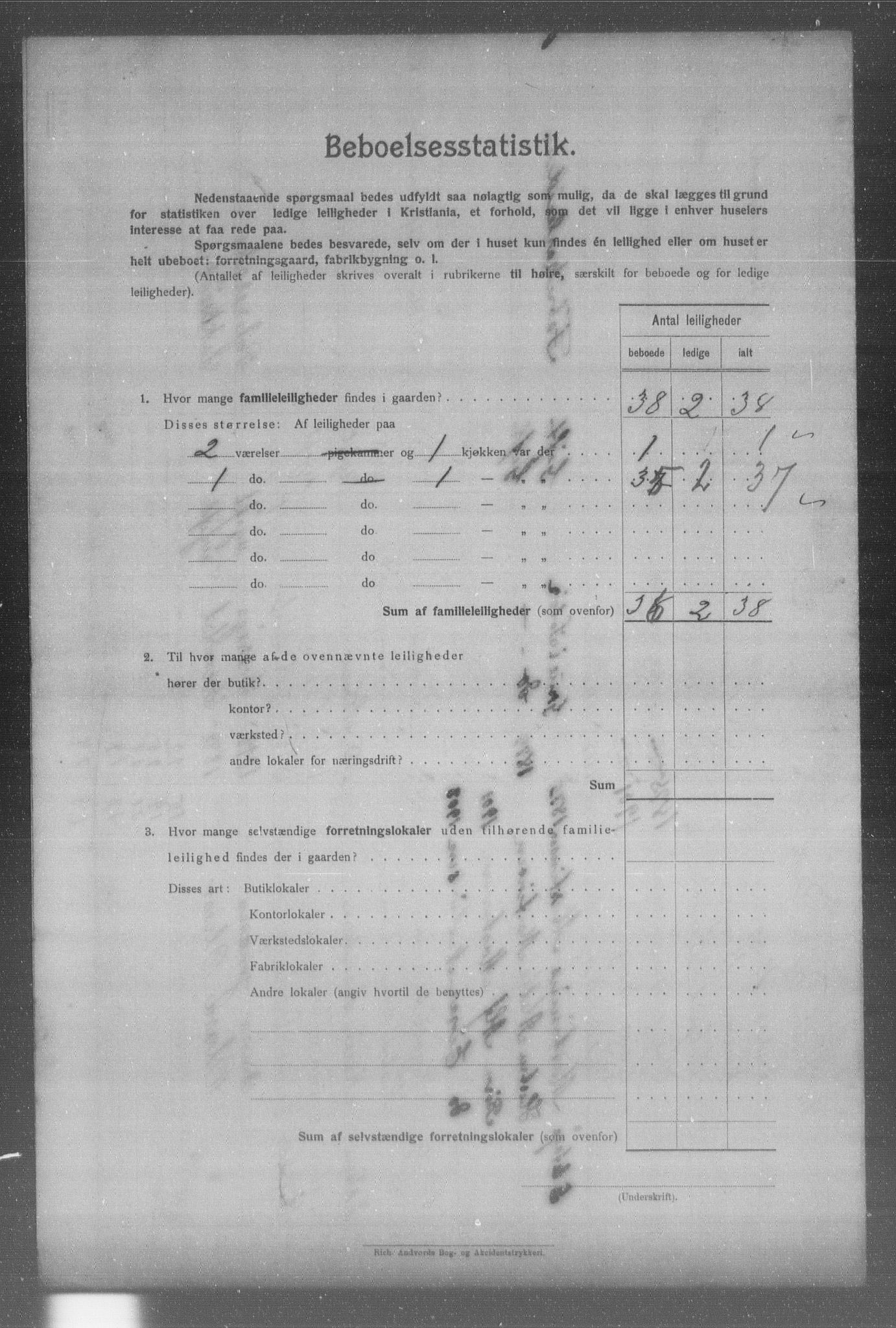 OBA, Municipal Census 1904 for Kristiania, 1904, p. 554