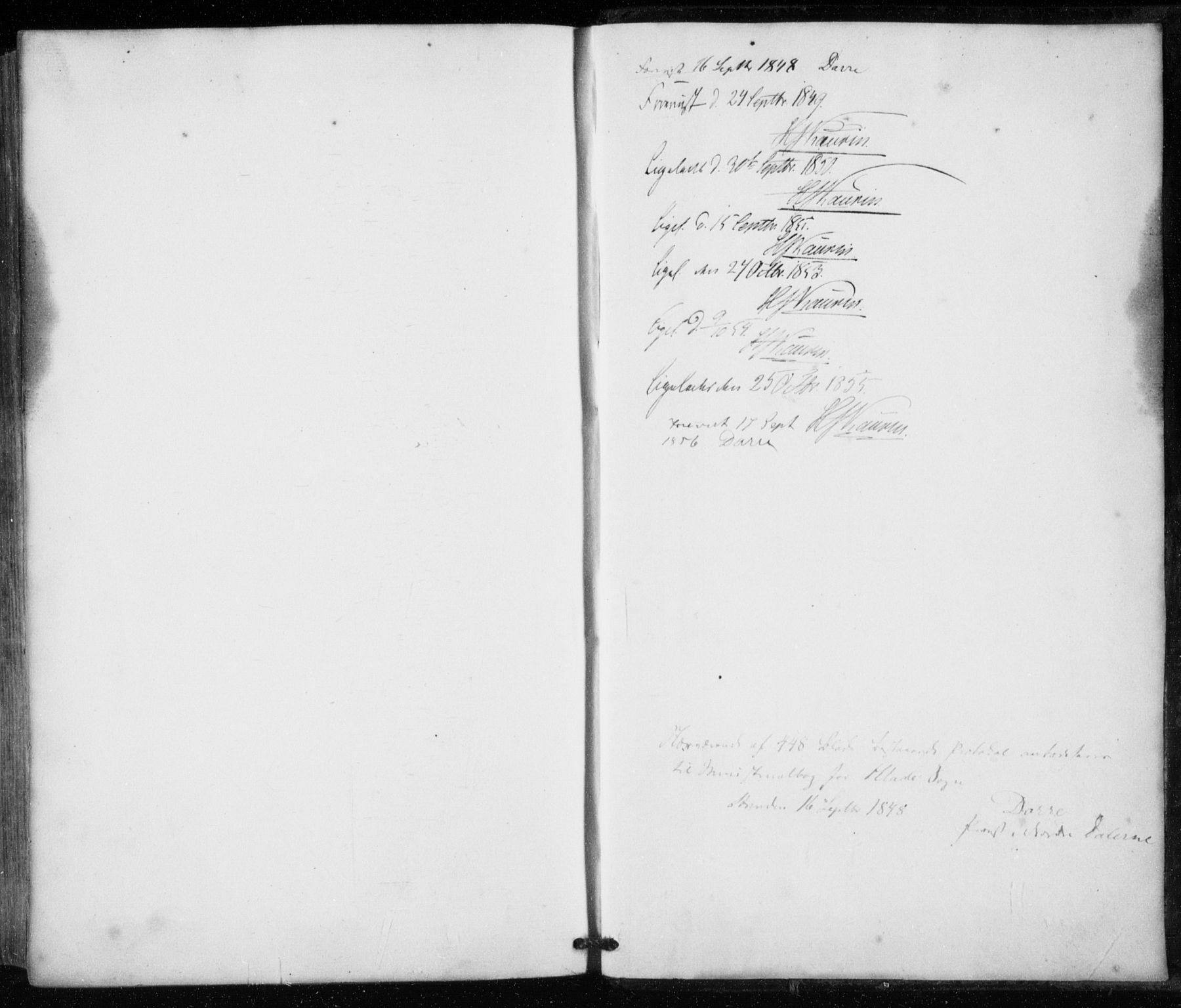 Ministerialprotokoller, klokkerbøker og fødselsregistre - Sør-Trøndelag, AV/SAT-A-1456/606/L0291: Parish register (official) no. 606A06, 1848-1856