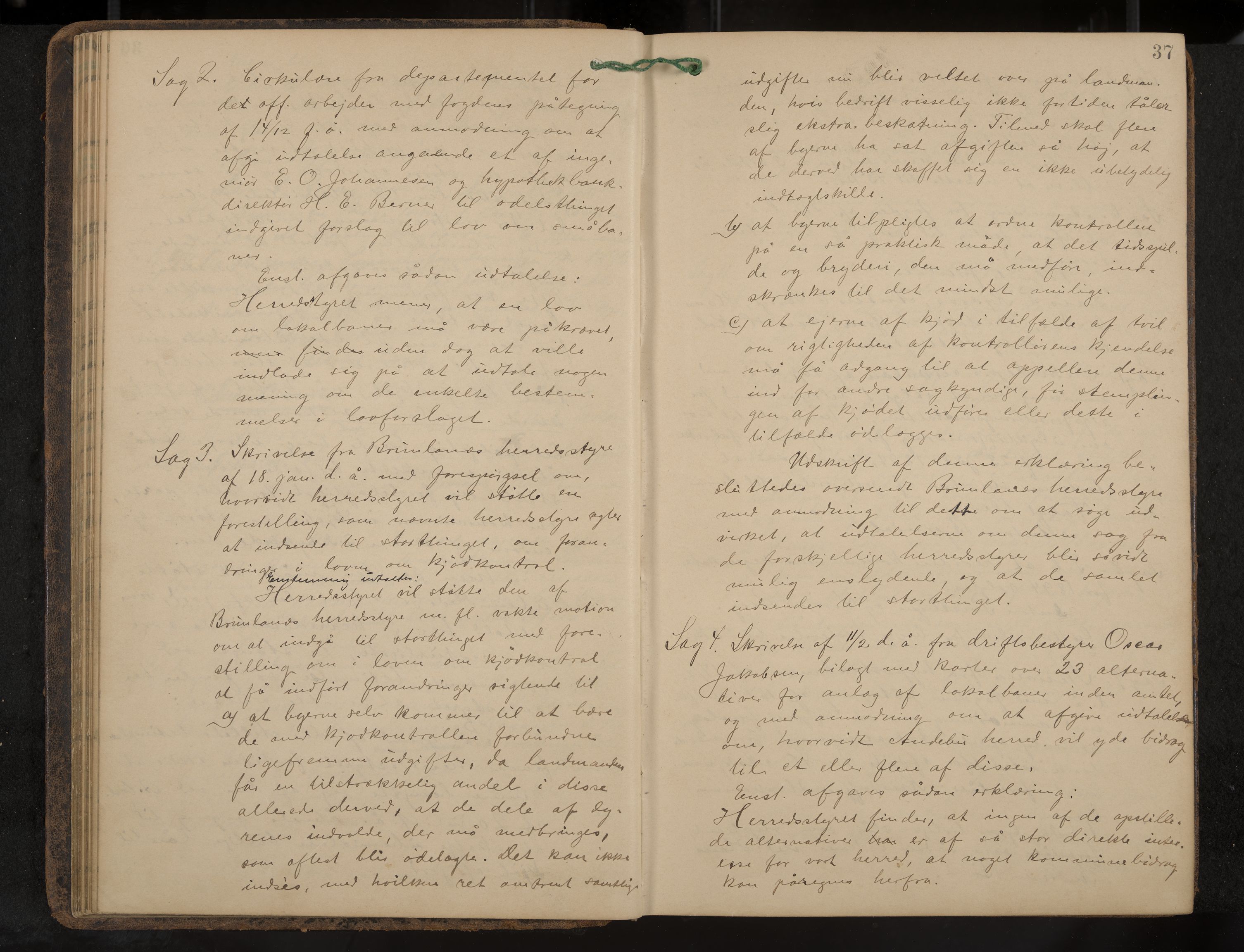 Andebu formannskap og sentraladministrasjon, IKAK/0719021-1/A/Aa/L0003: Møtebok, 1892-1908, p. 37