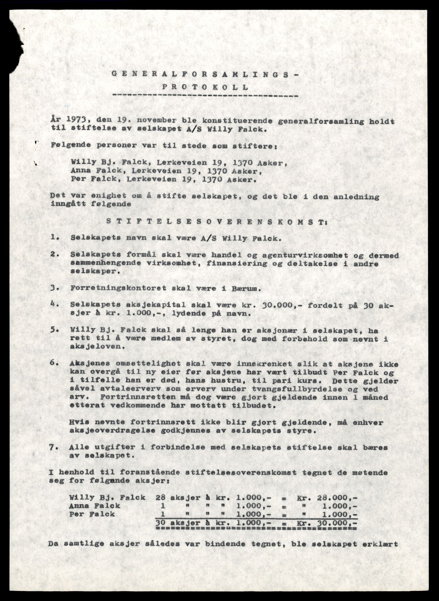 Asker og Bærum tingrett, SAT/A-10379/K/Kb/Kbb/L0076: Aksjeselskap og andelslag i Bærum, Fal - Fe, 1931-1989, p. 5