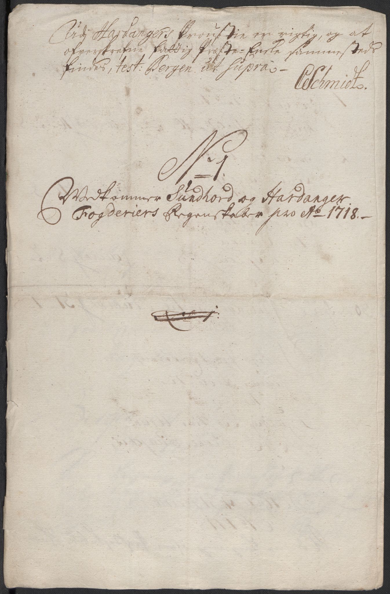 Rentekammeret inntil 1814, Reviderte regnskaper, Fogderegnskap, AV/RA-EA-4092/R48/L2995: Fogderegnskap Sunnhordland og Hardanger, 1718, p. 69