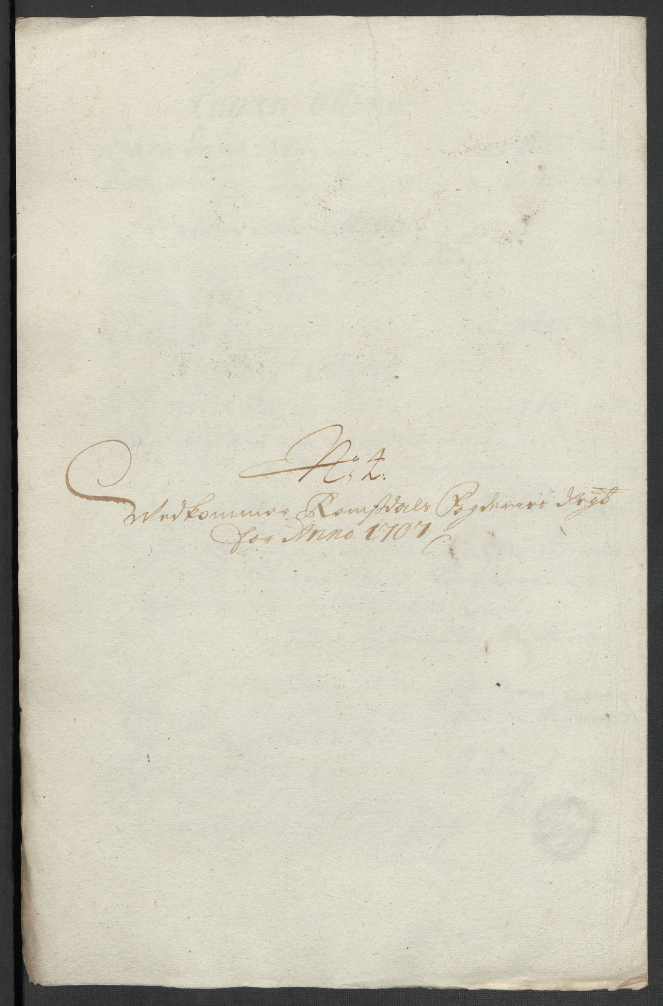 Rentekammeret inntil 1814, Reviderte regnskaper, Fogderegnskap, AV/RA-EA-4092/R55/L3658: Fogderegnskap Romsdal, 1707-1708, p. 82