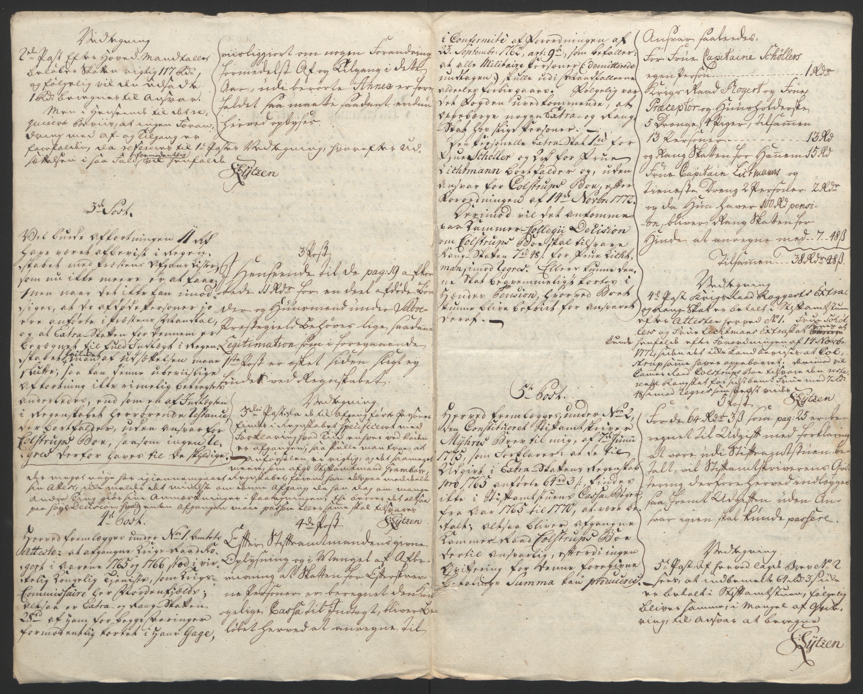 Rentekammeret inntil 1814, Reviderte regnskaper, Fogderegnskap, AV/RA-EA-4092/R61/L4180: Ekstraskatten Strinda og Selbu, 1762-1767, p. 233