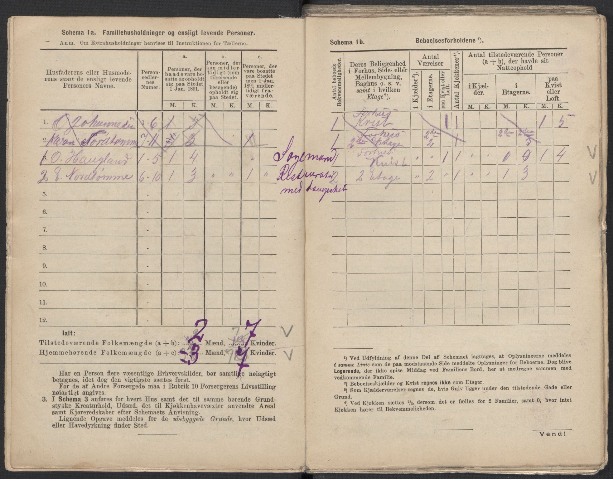 RA, 1891 Census for 1301 Bergen, 1891, p. 7966