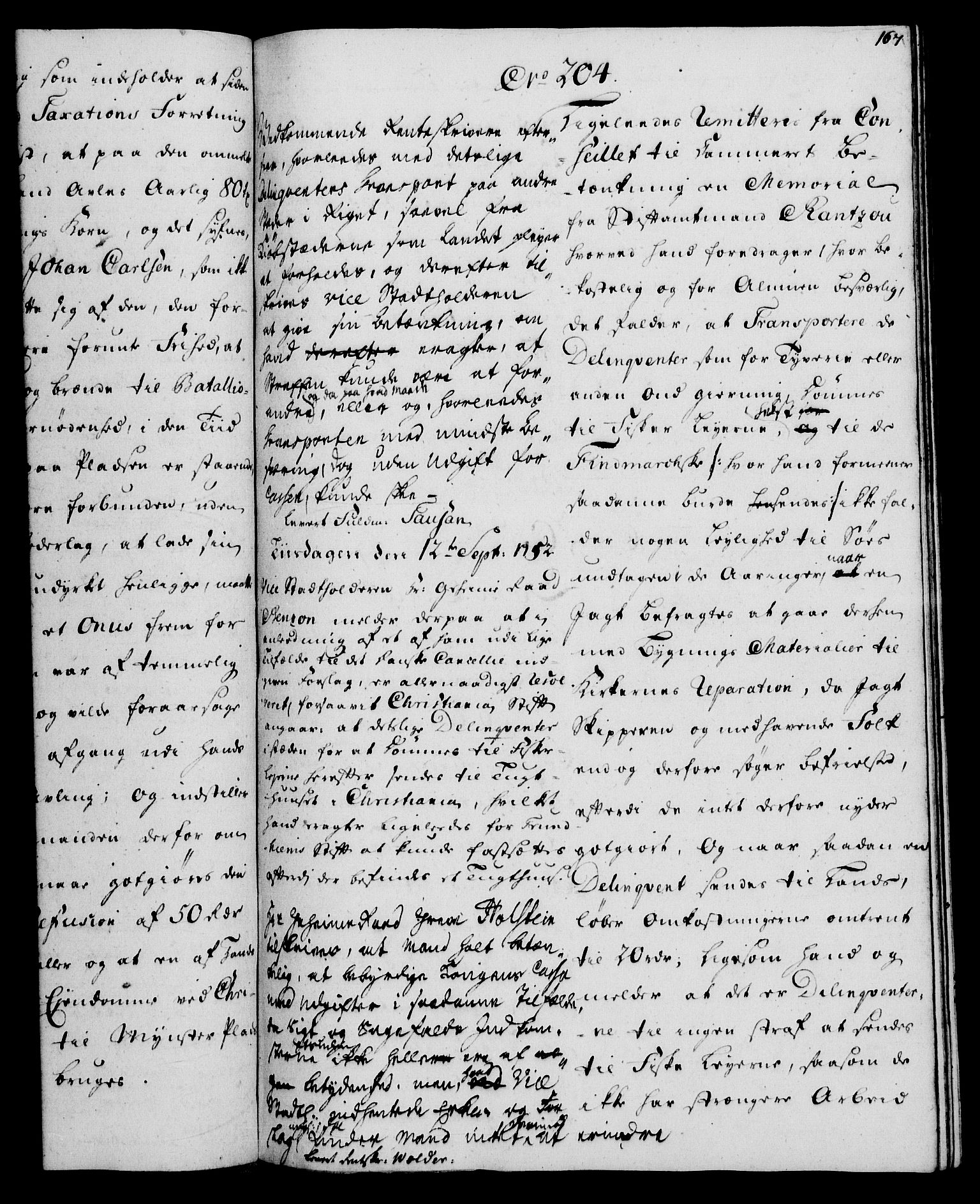Rentekammeret, Kammerkanselliet, AV/RA-EA-3111/G/Gh/Gha/L0031: Norsk ekstraktmemorialprotokoll (merket RK 53.76), 1751-1753, p. 167