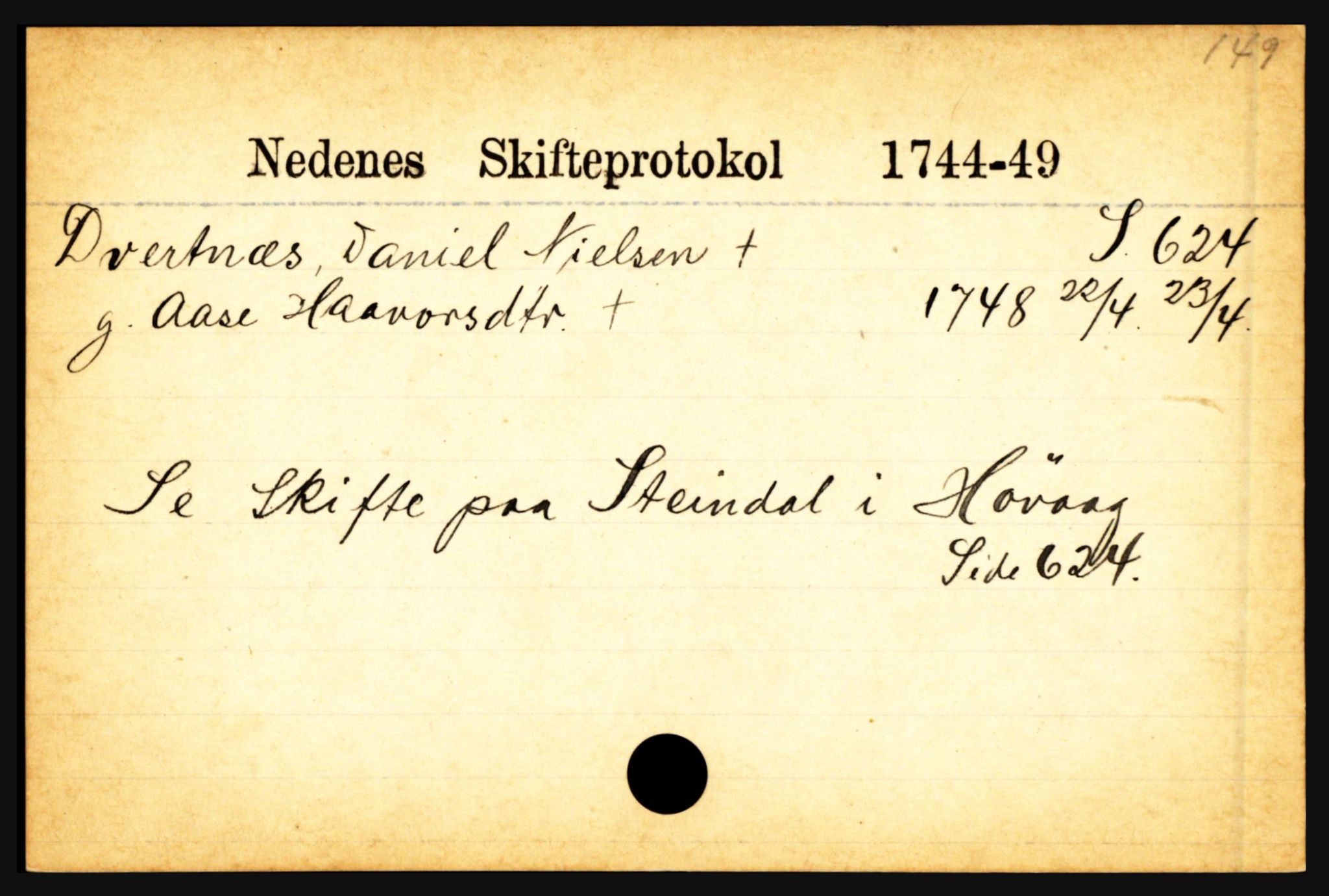 Nedenes sorenskriveri før 1824, AV/SAK-1221-0007/H, p. 5429