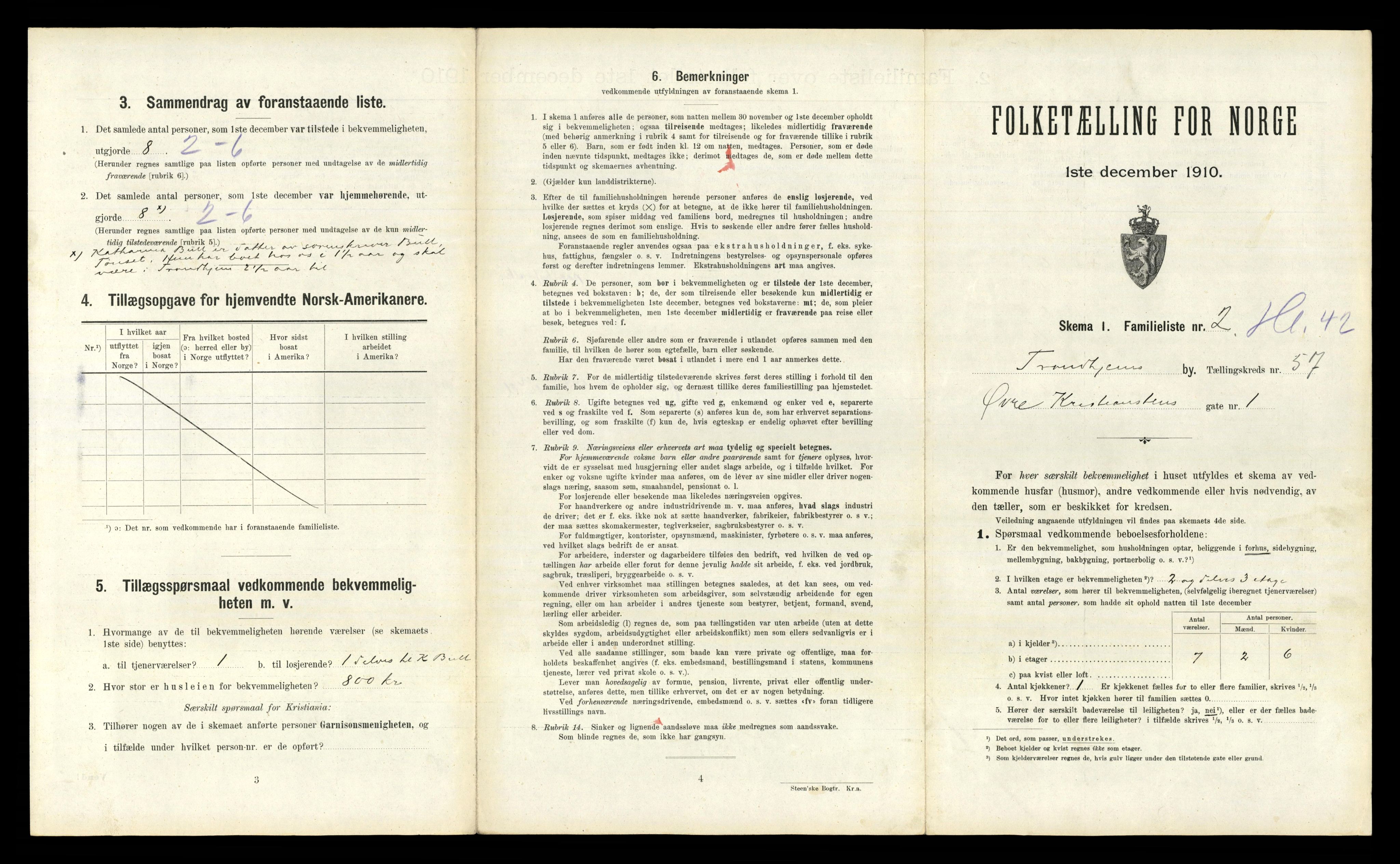 RA, 1910 census for Trondheim, 1910, p. 15131