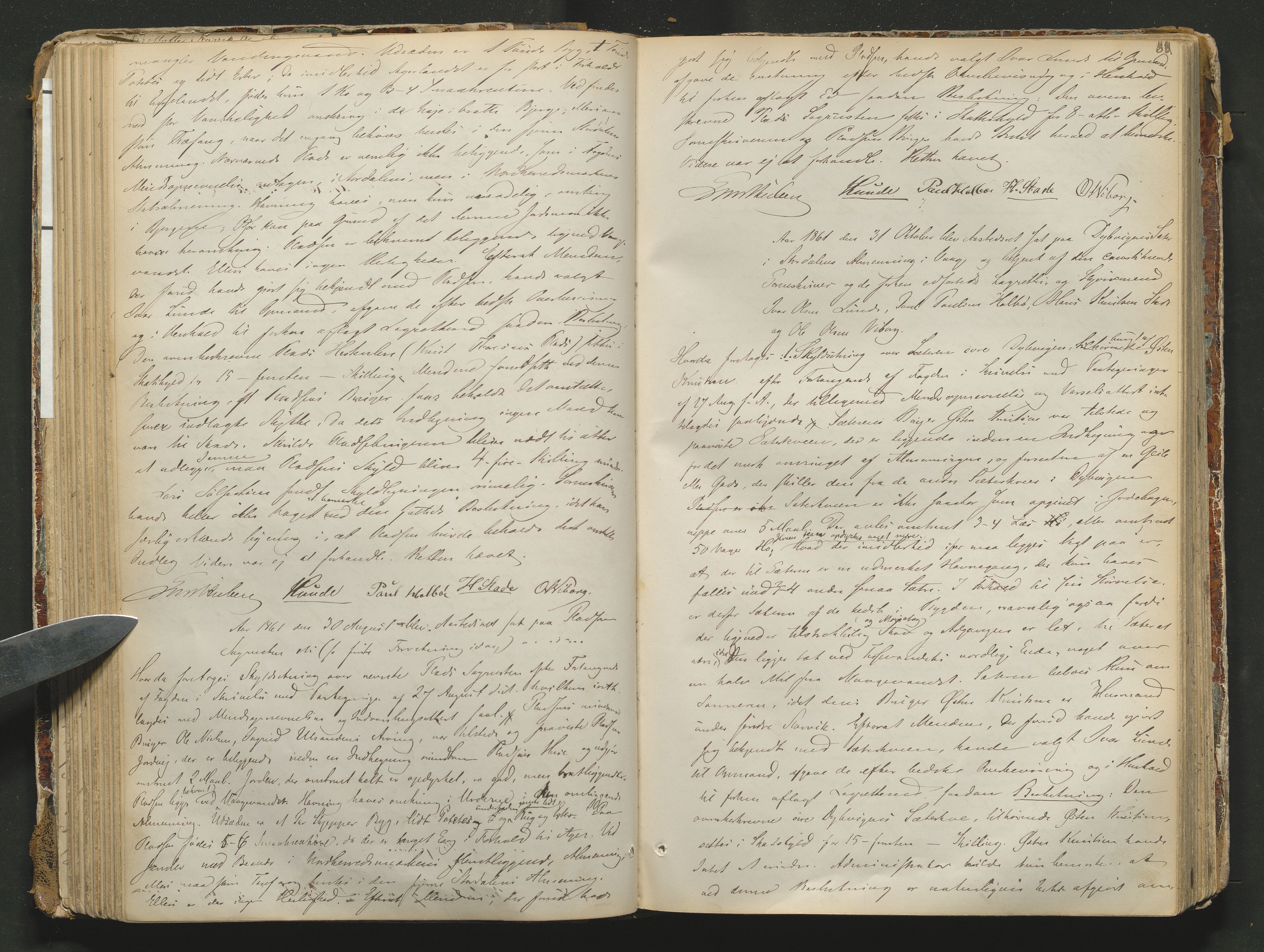 Nord-Gudbrandsdal tingrett, AV/SAH-TING-002/G/Gc/Gcb/L0002: Ekstrarettsprotokoll for åstedssaker, 1857-1869, p. 82b-83a