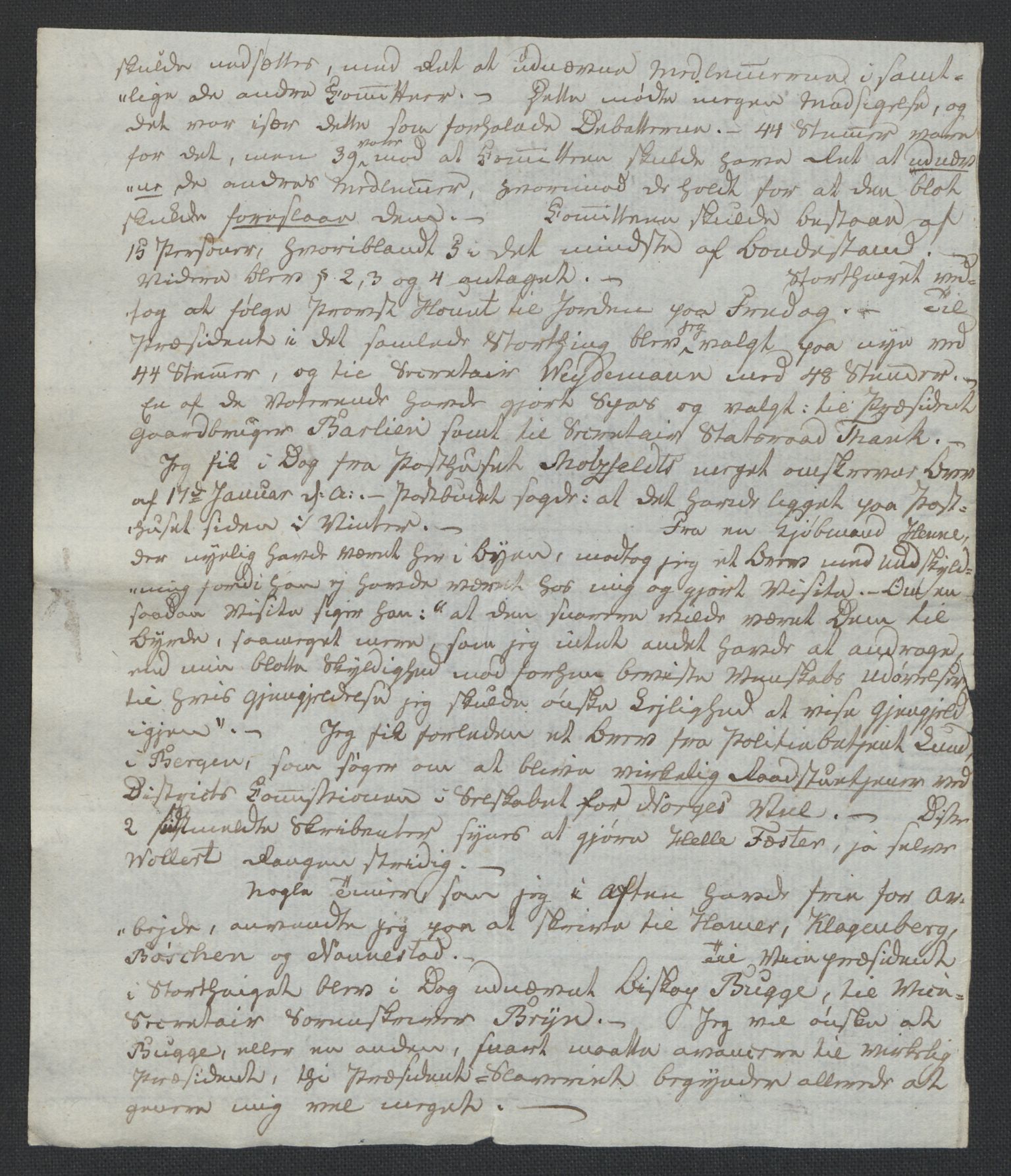 Christie, Wilhelm Frimann Koren, AV/RA-PA-0014/F/L0005: Christies dokumenter fra Stortinget, 1815-1816, p. 44