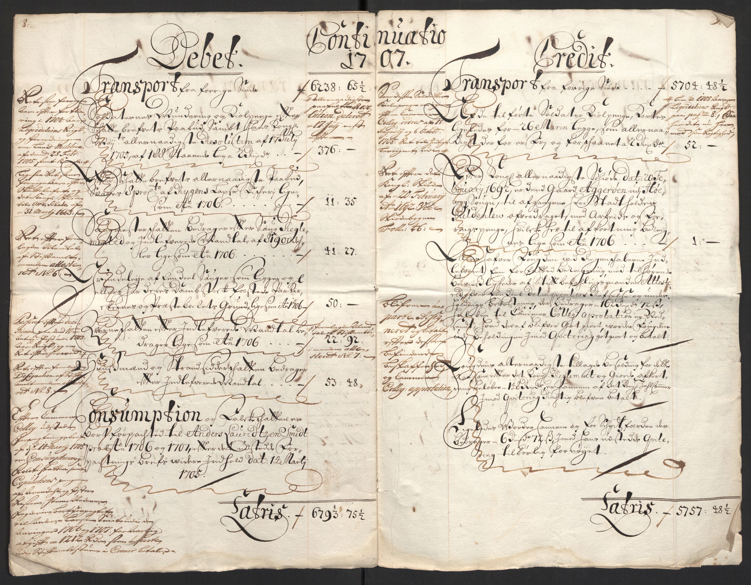 Rentekammeret inntil 1814, Reviderte regnskaper, Fogderegnskap, AV/RA-EA-4092/R39/L2318: Fogderegnskap Nedenes, 1706-1709, p. 117