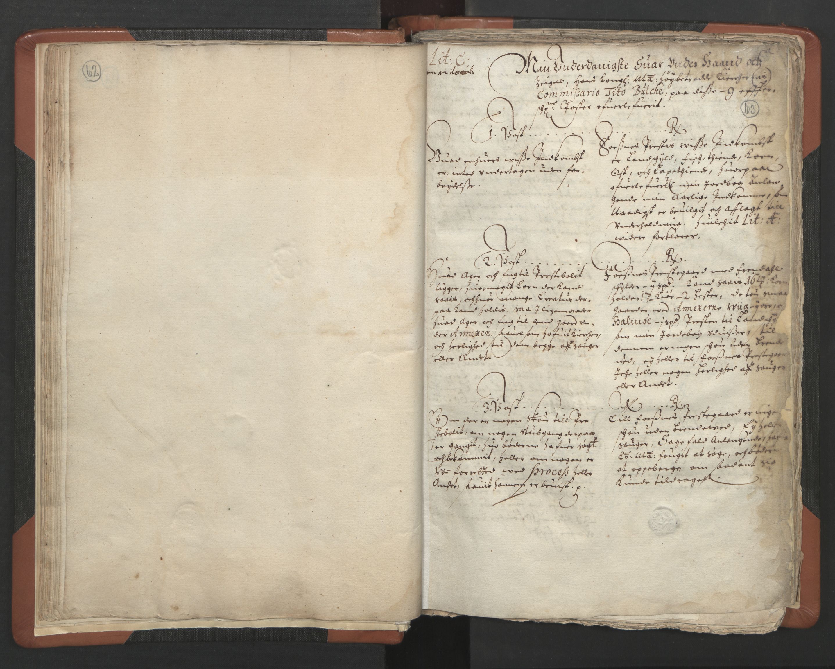 RA, Vicar's Census 1664-1666, no. 34: Namdal deanery, 1664-1666, p. 62-63