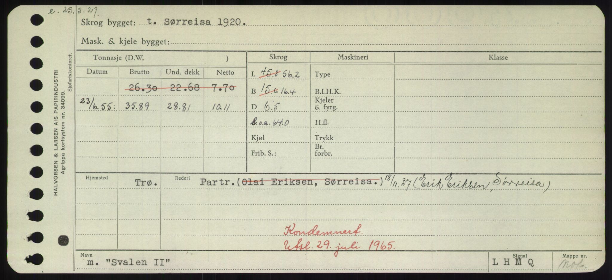 Sjøfartsdirektoratet med forløpere, Skipsmålingen, RA/S-1627/H/Hd/L0037: Fartøy, Su-Så, p. 235