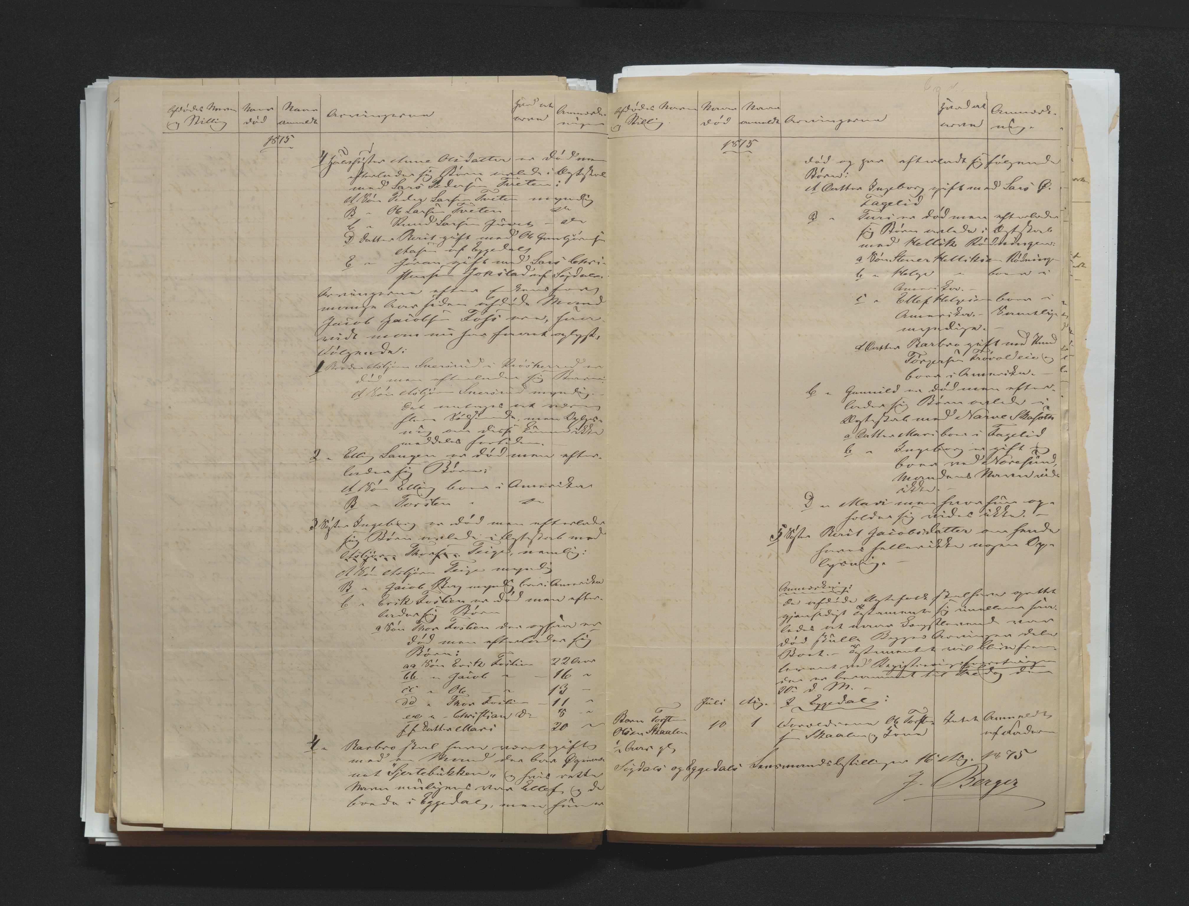 Eiker, Modum og Sigdal sorenskriveri, AV/SAKO-A-123/H/Ha/Hab/L0014: Dødsfallsmeldinger, 1874-1877, p. 303
