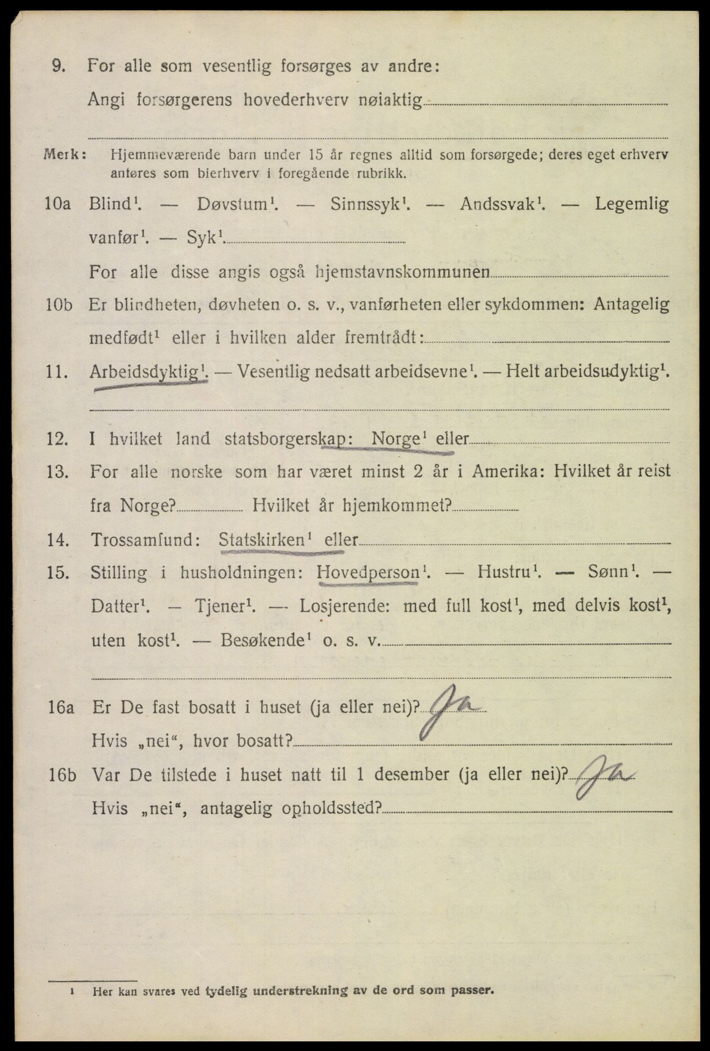 SAH, 1920 census for Østre Toten, 1920, p. 13069