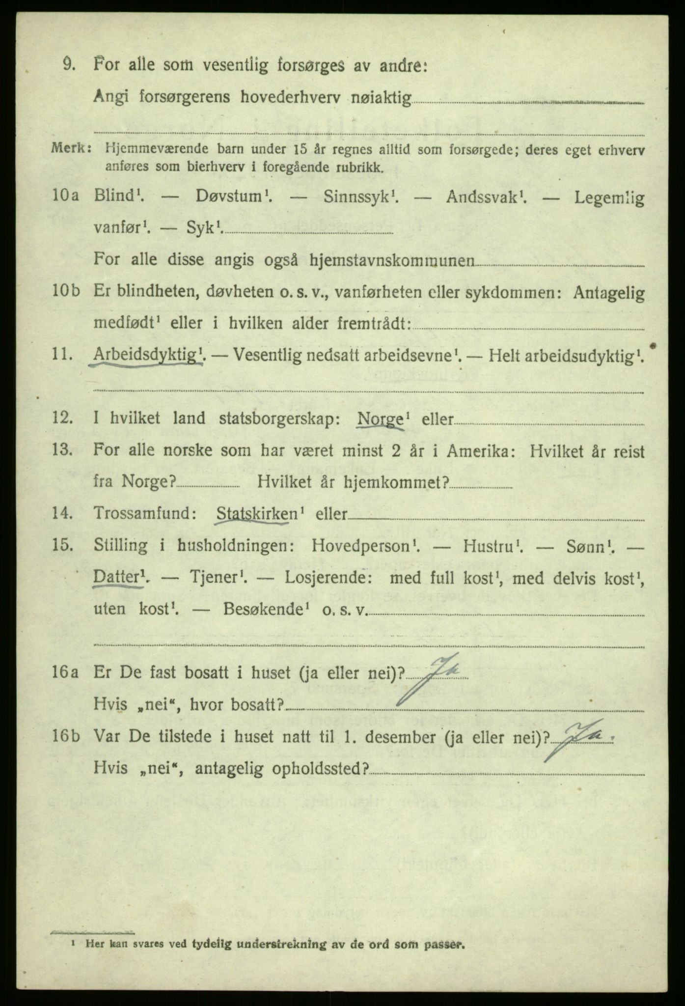 SAO, 1920 census for Borge, 1920, p. 3428