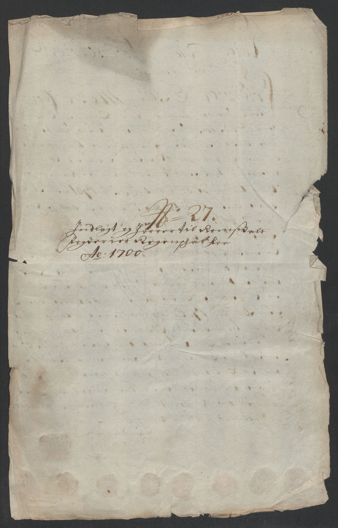 Rentekammeret inntil 1814, Reviderte regnskaper, Fogderegnskap, AV/RA-EA-4092/R55/L3654: Fogderegnskap Romsdal, 1699-1700, p. 367