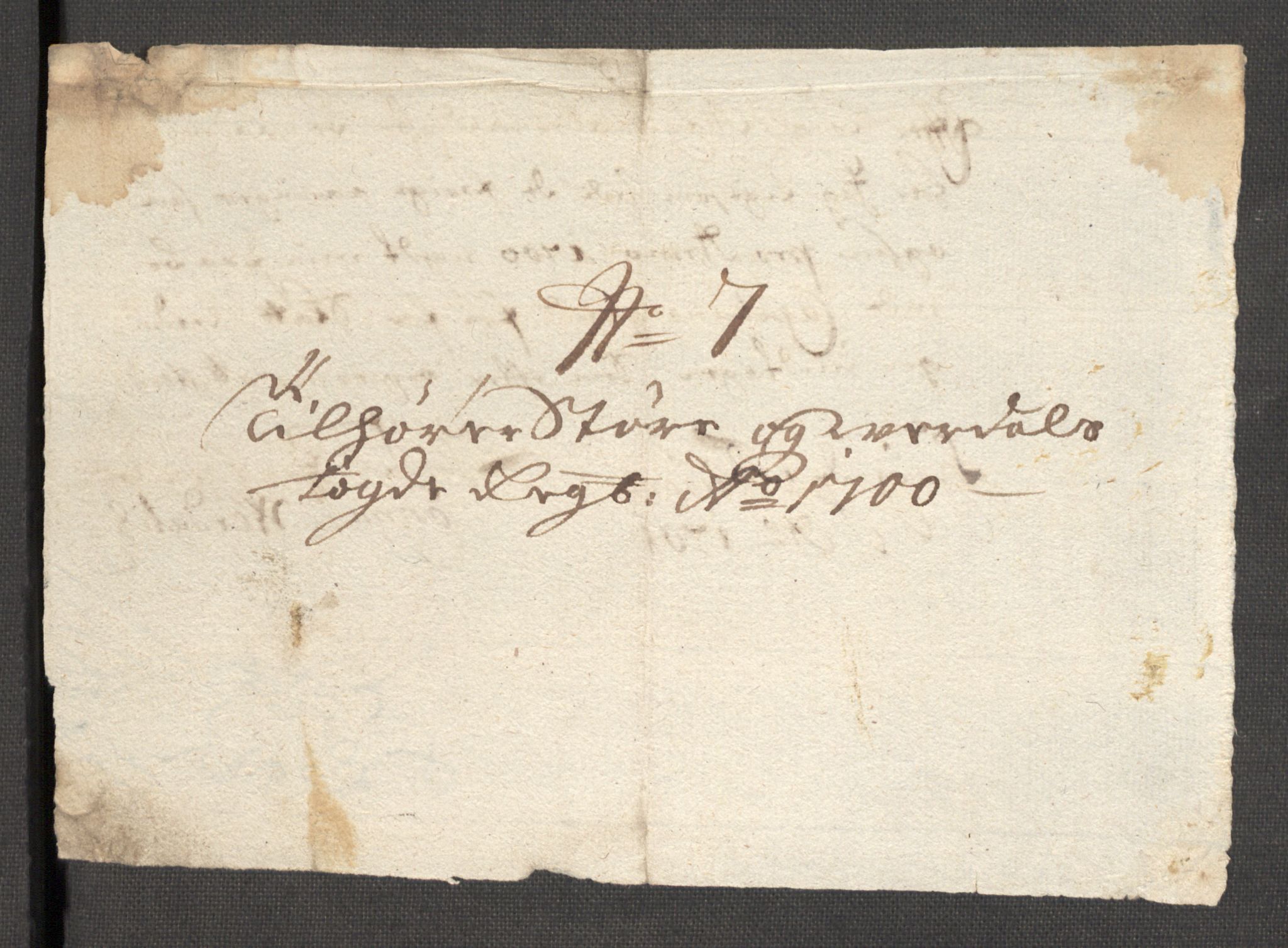 Rentekammeret inntil 1814, Reviderte regnskaper, Fogderegnskap, AV/RA-EA-4092/R62/L4192: Fogderegnskap Stjørdal og Verdal, 1700, p. 227