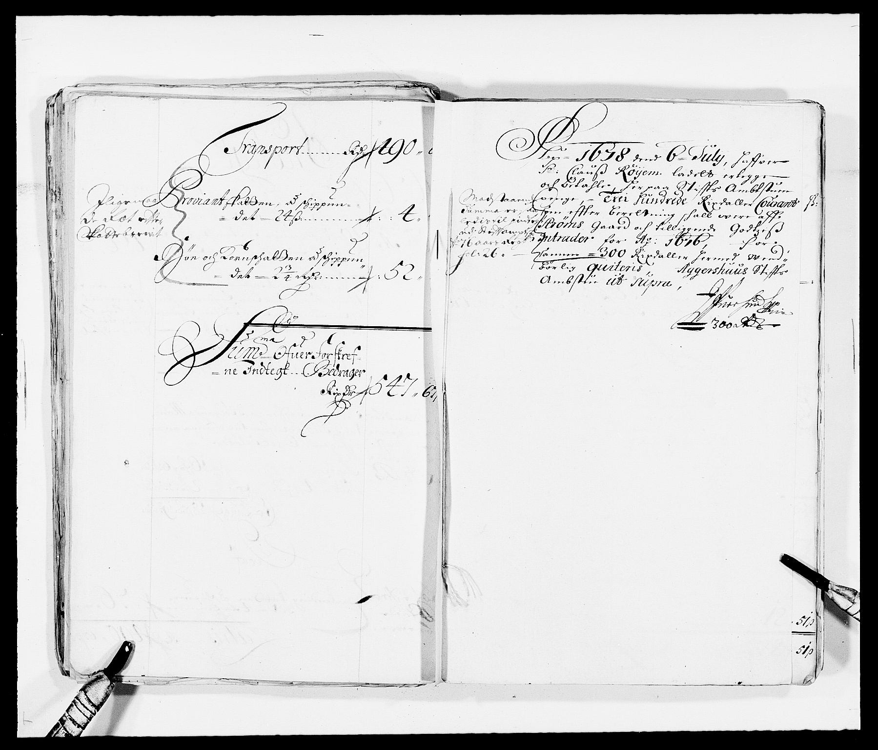 Rentekammeret inntil 1814, Reviderte regnskaper, Fogderegnskap, RA/EA-4092/R32/L1845: Fogderegnskap Jarlsberg grevskap, 1676-1678, p. 67