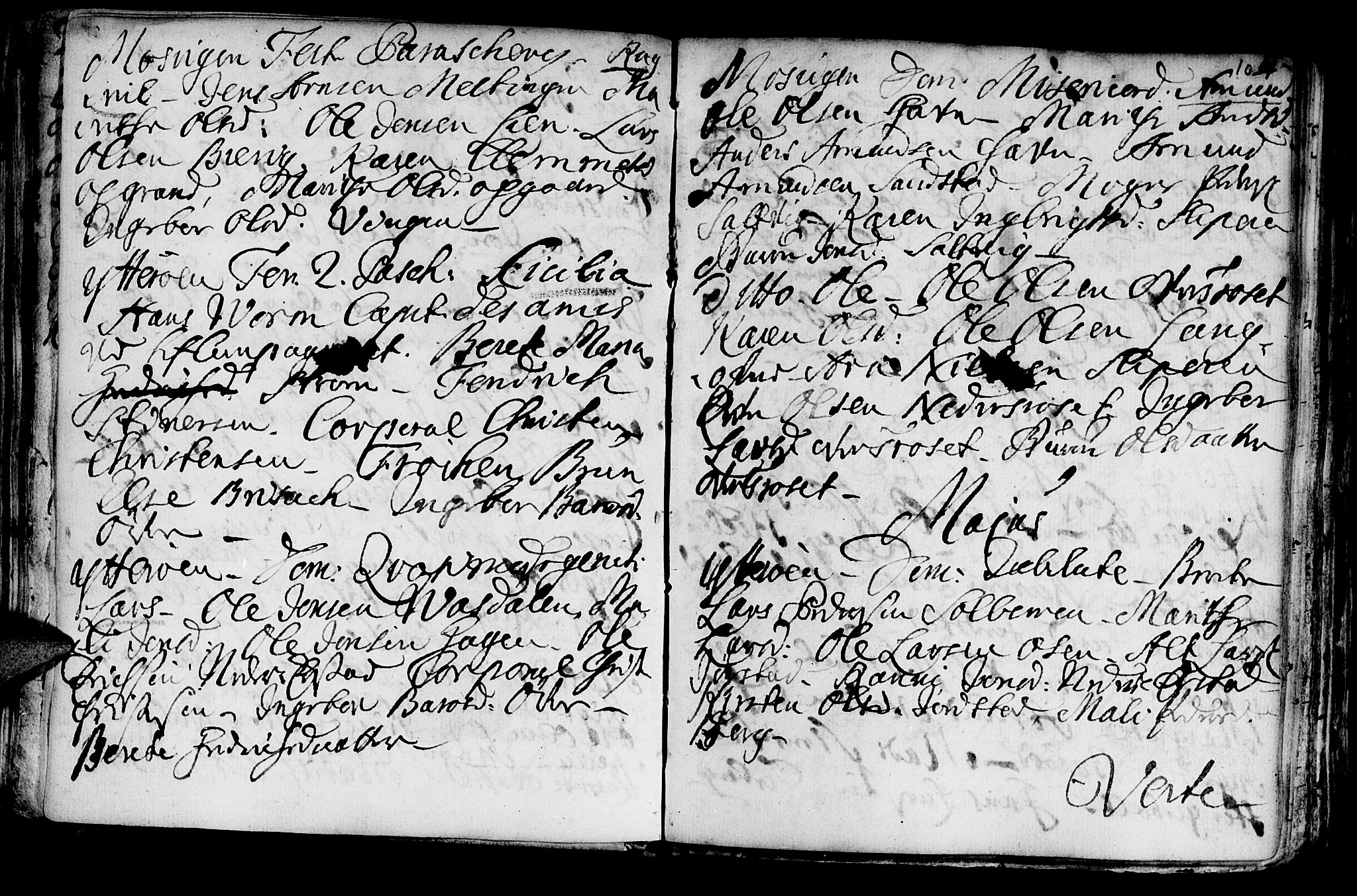 Ministerialprotokoller, klokkerbøker og fødselsregistre - Nord-Trøndelag, SAT/A-1458/722/L0215: Parish register (official) no. 722A02, 1718-1755, p. 104