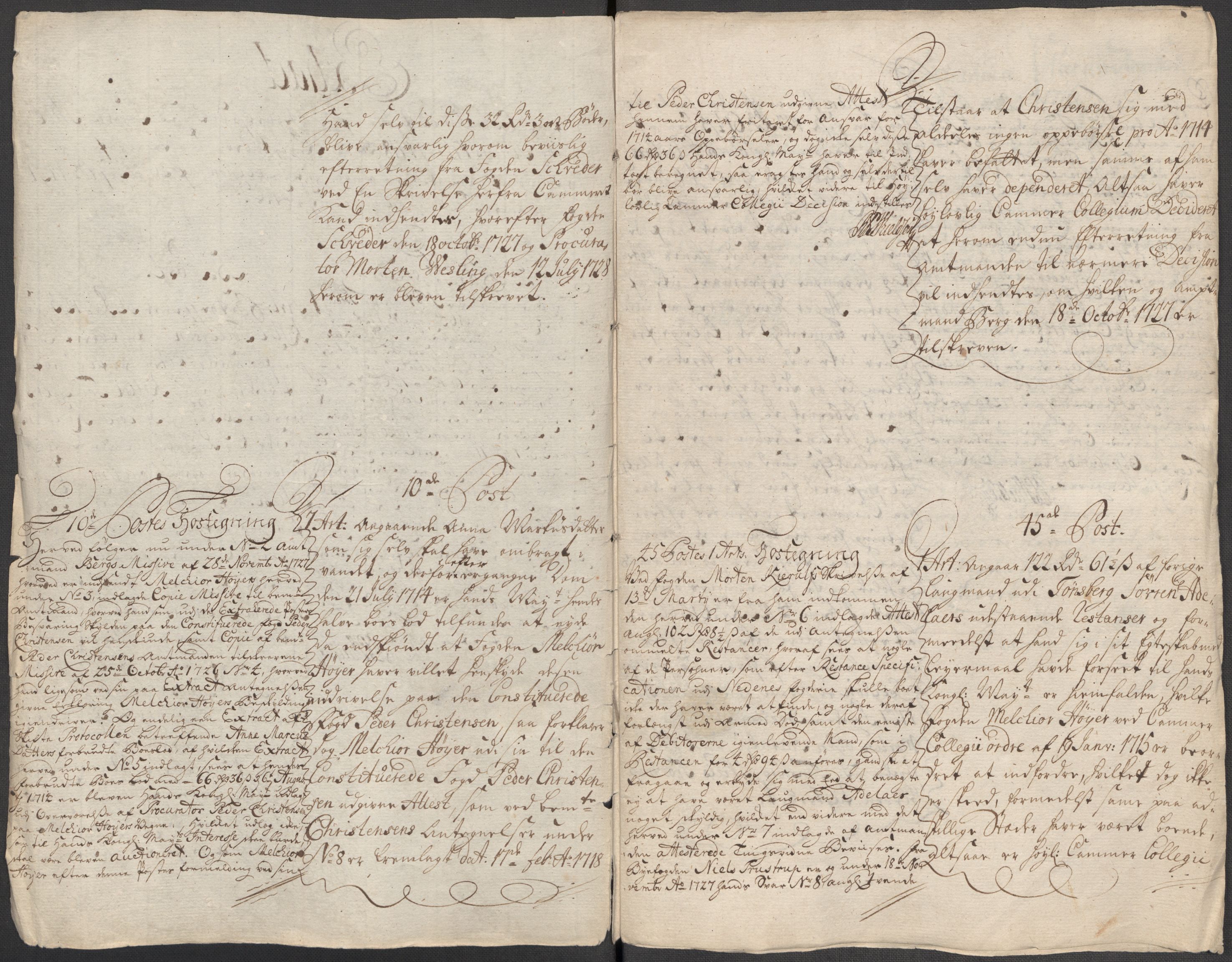 Rentekammeret inntil 1814, Reviderte regnskaper, Fogderegnskap, AV/RA-EA-4092/R36/L2131: Fogderegnskap Øvre og Nedre Telemark og Bamble, 1718, p. 329