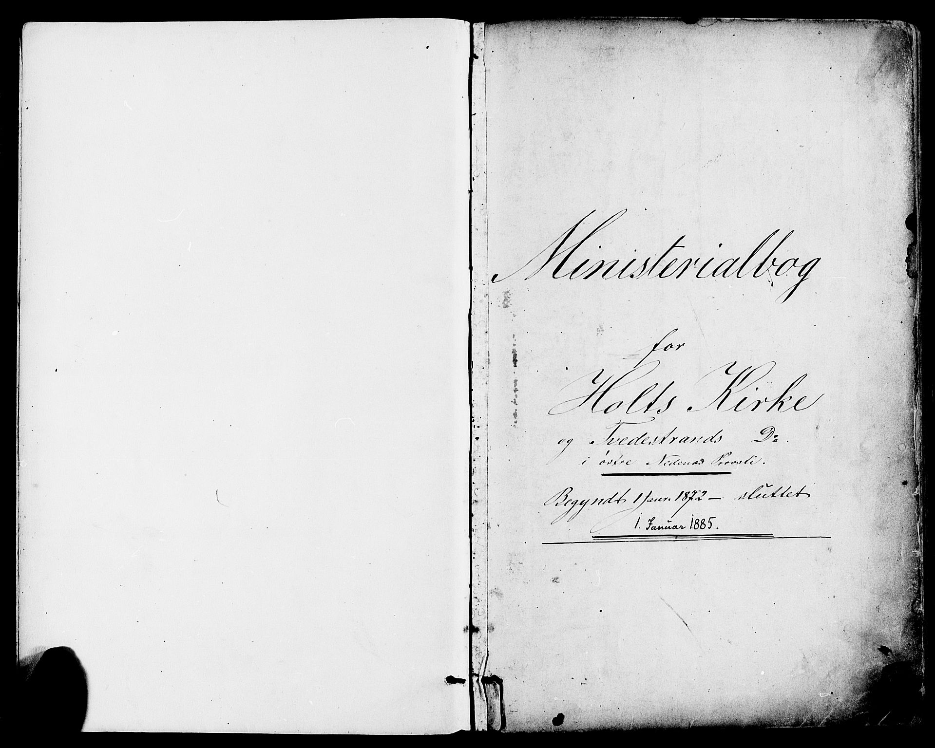 Holt sokneprestkontor, AV/SAK-1111-0021/F/Fa/L0010: Parish register (official) no. A 10, 1872-1885