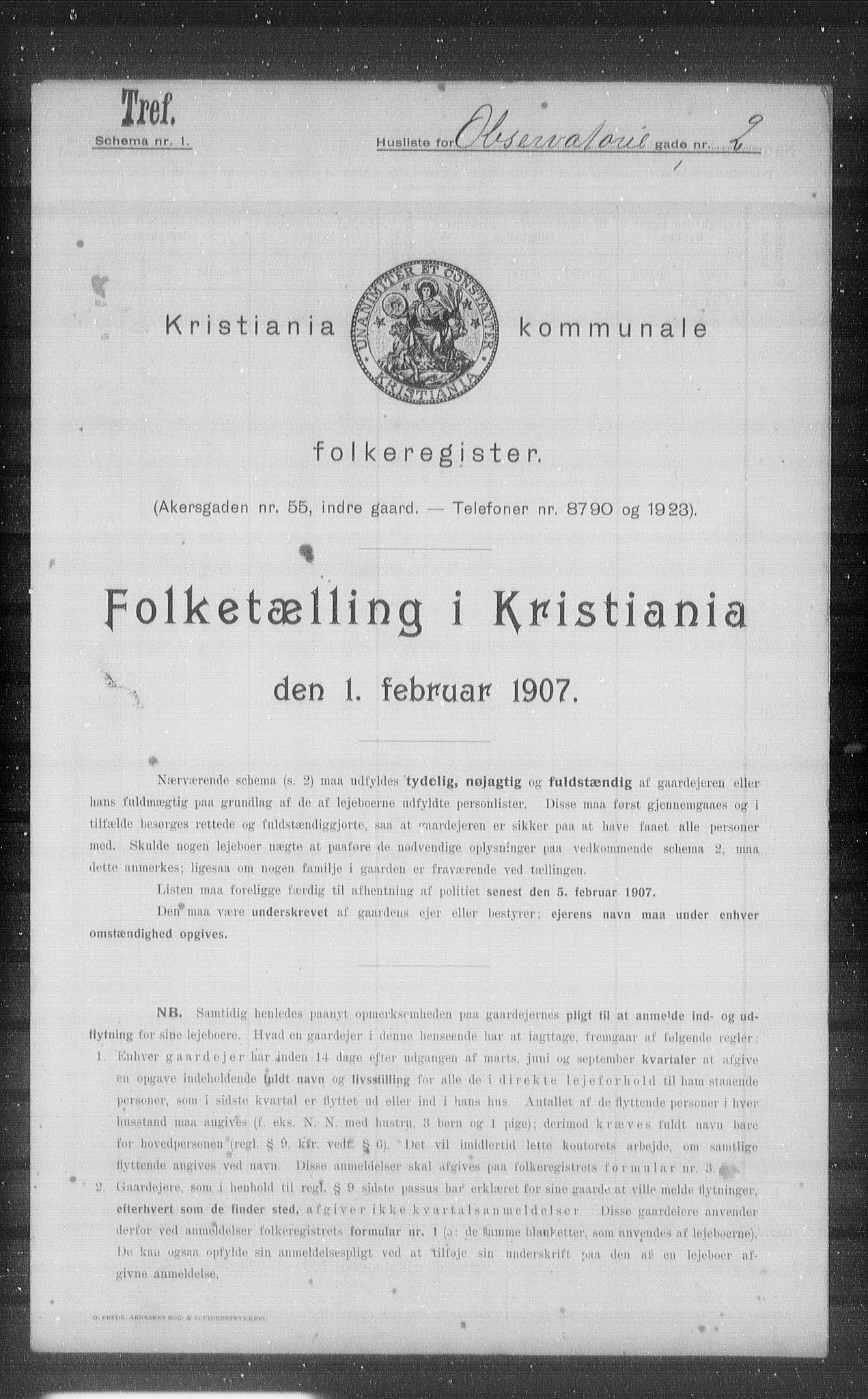 OBA, Municipal Census 1907 for Kristiania, 1907, p. 38029