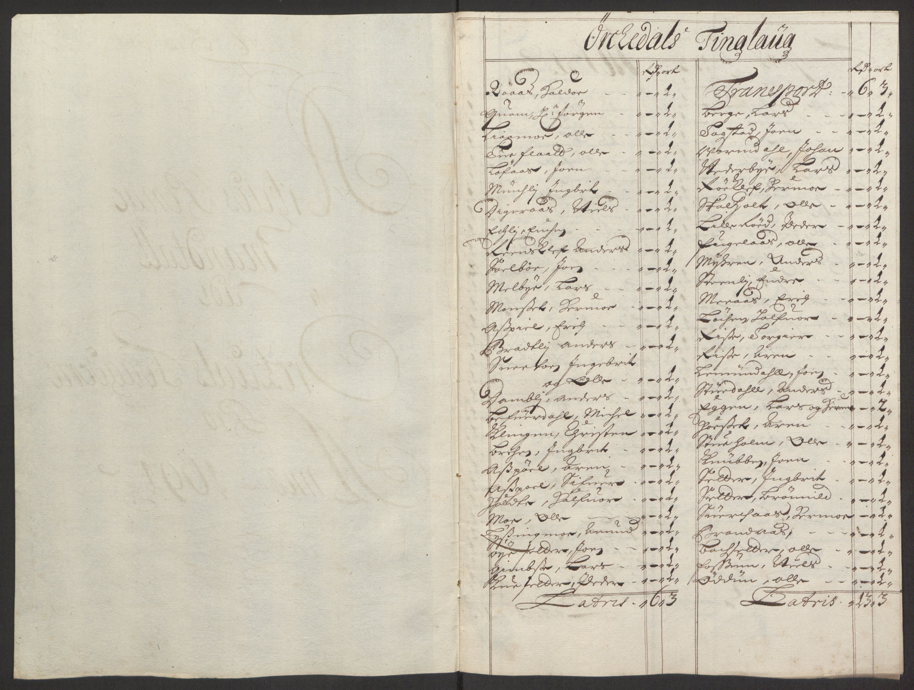 Rentekammeret inntil 1814, Reviderte regnskaper, Fogderegnskap, RA/EA-4092/R60/L3944: Fogderegnskap Orkdal og Gauldal, 1694, p. 138