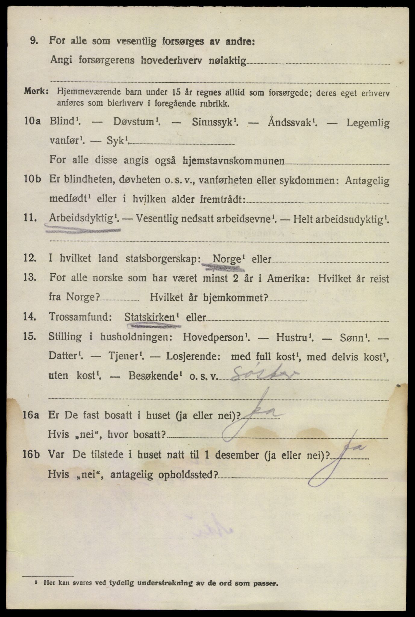 SAKO, 1920 census for Brunlanes, 1920, p. 5766