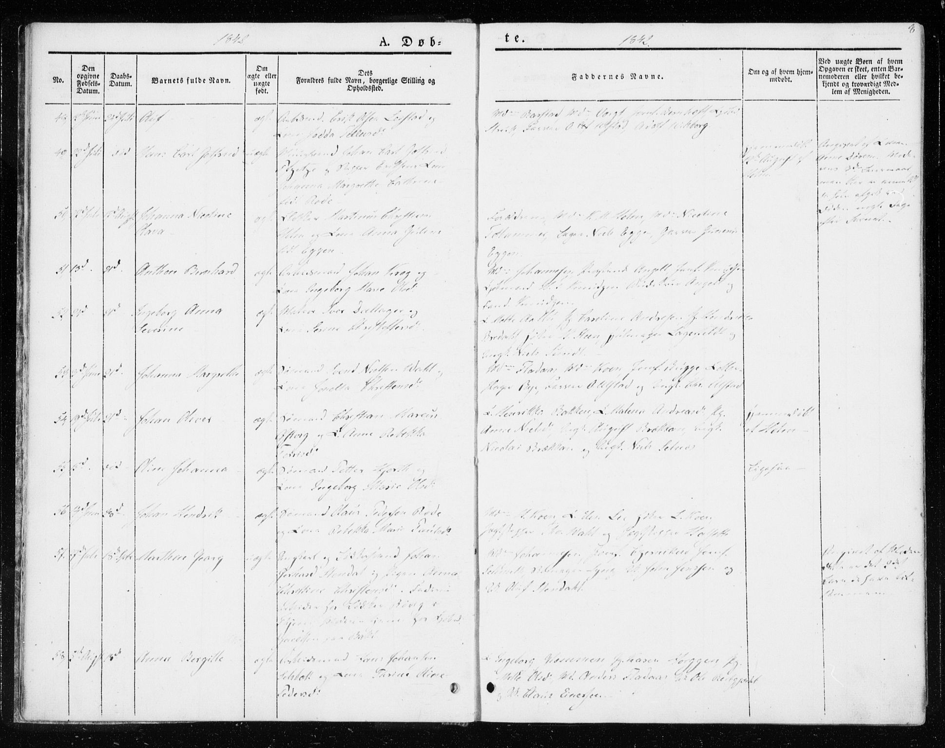 Ministerialprotokoller, klokkerbøker og fødselsregistre - Sør-Trøndelag, AV/SAT-A-1456/604/L0183: Parish register (official) no. 604A04, 1841-1850, p. 8