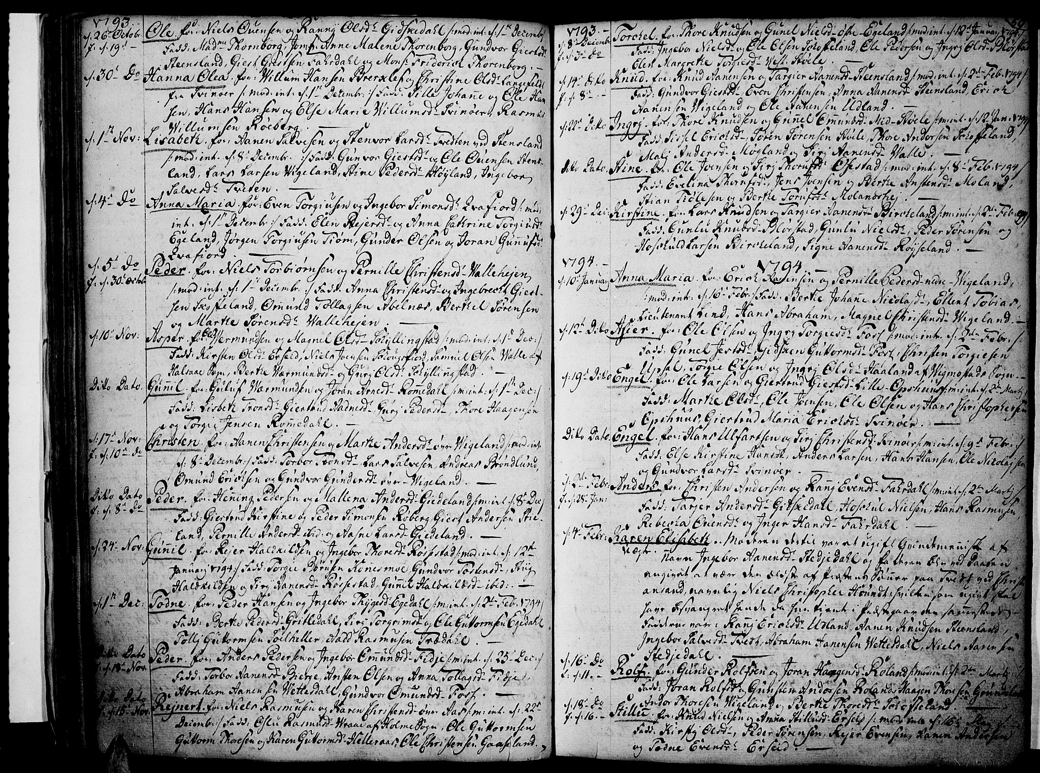 Sør-Audnedal sokneprestkontor, AV/SAK-1111-0039/F/Fa/Fab/L0002: Parish register (official) no. A 2 /1, 1766-1815, p. 59