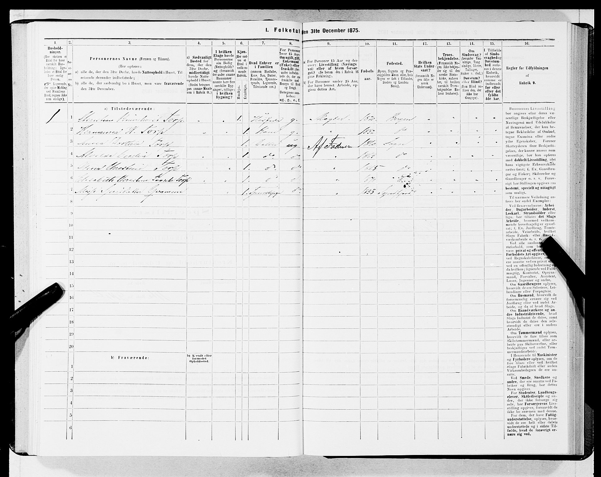 SAB, 1875 census for 1301 Bergen, 1875, p. 2782