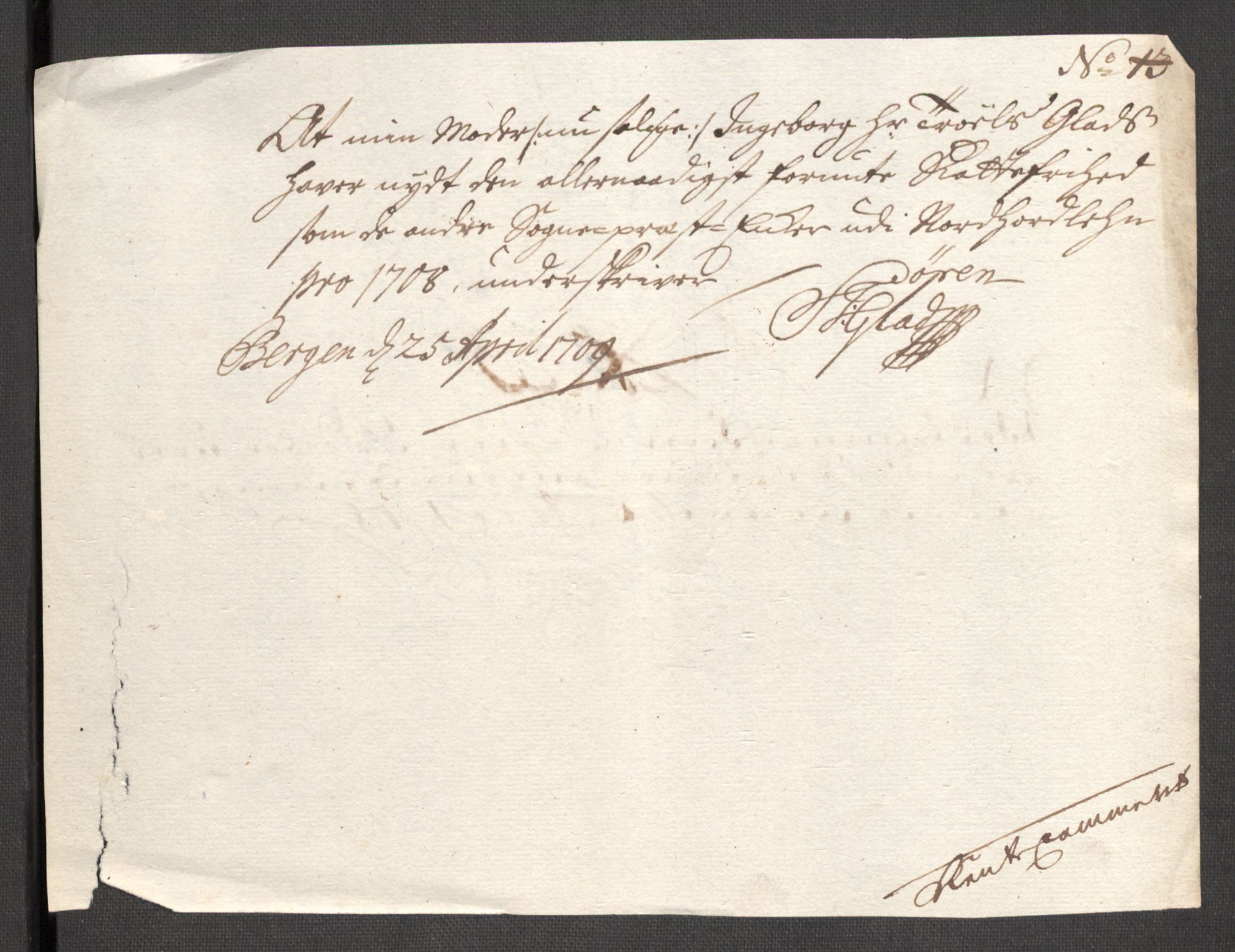 Rentekammeret inntil 1814, Reviderte regnskaper, Fogderegnskap, AV/RA-EA-4092/R51/L3189: Fogderegnskap Nordhordland og Voss, 1708, p. 361