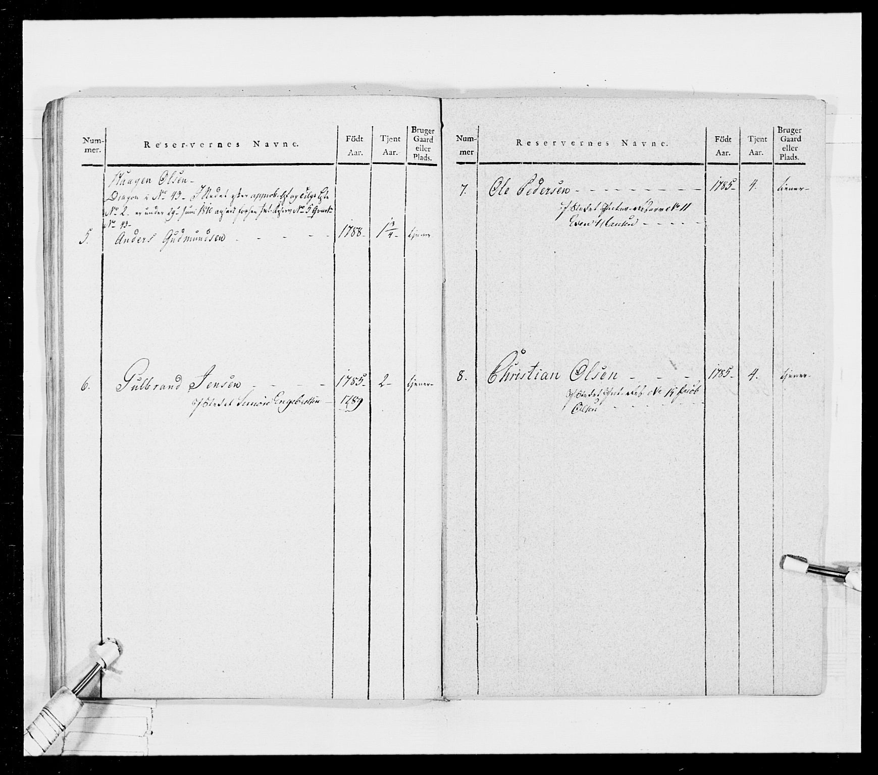 Generalitets- og kommissariatskollegiet, Det kongelige norske kommissariatskollegium, RA/EA-5420/E/Eh/L0024: Norske jegerkorps, 1810-1812, p. 580