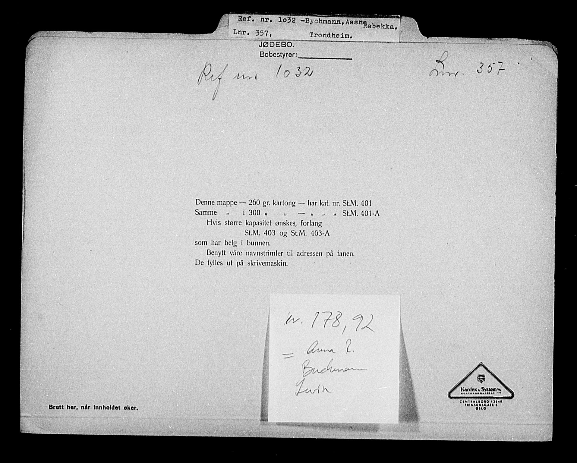 Justisdepartementet, Tilbakeføringskontoret for inndratte formuer, AV/RA-S-1564/H/Hc/Hca/L0893: --, 1945-1947, p. 334